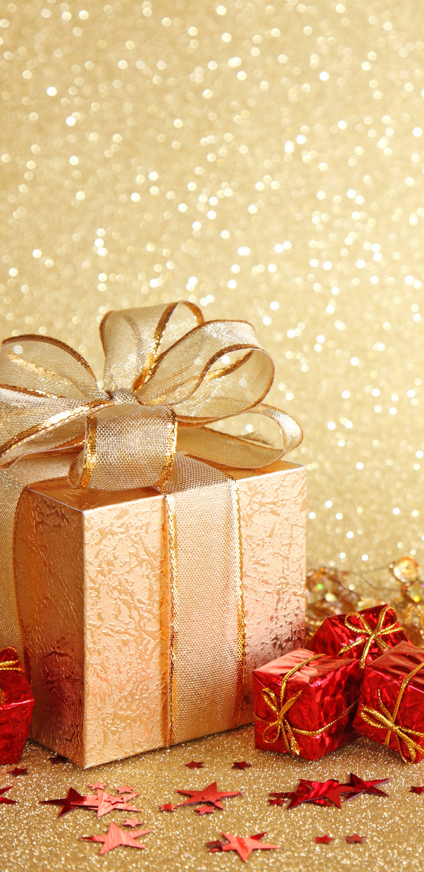 New Year, Happiness, Wish, Christmas Day, Present. Wallpaper in 1440x2960 Resolution