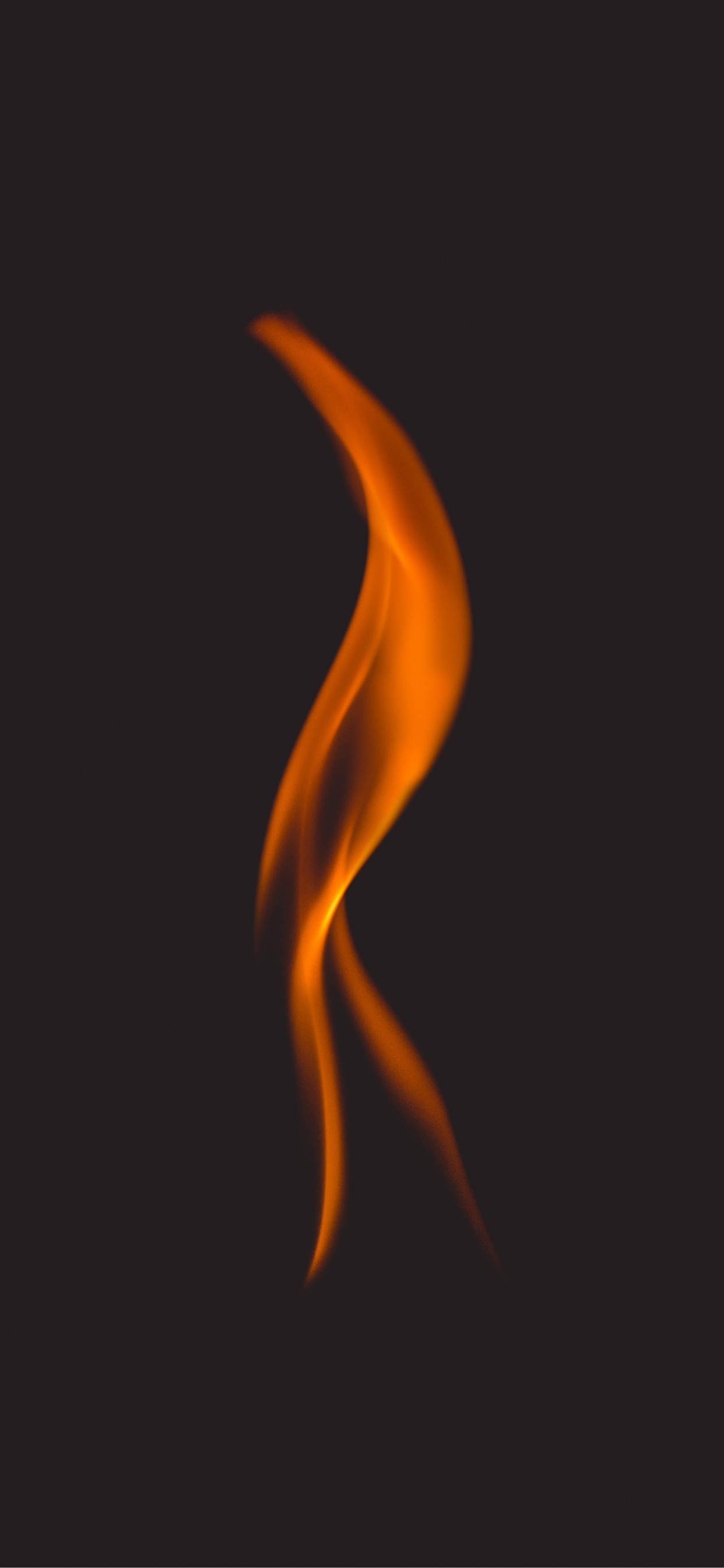 Orange Und Gelbe Feuerillustration. Wallpaper in 1242x2688 Resolution
