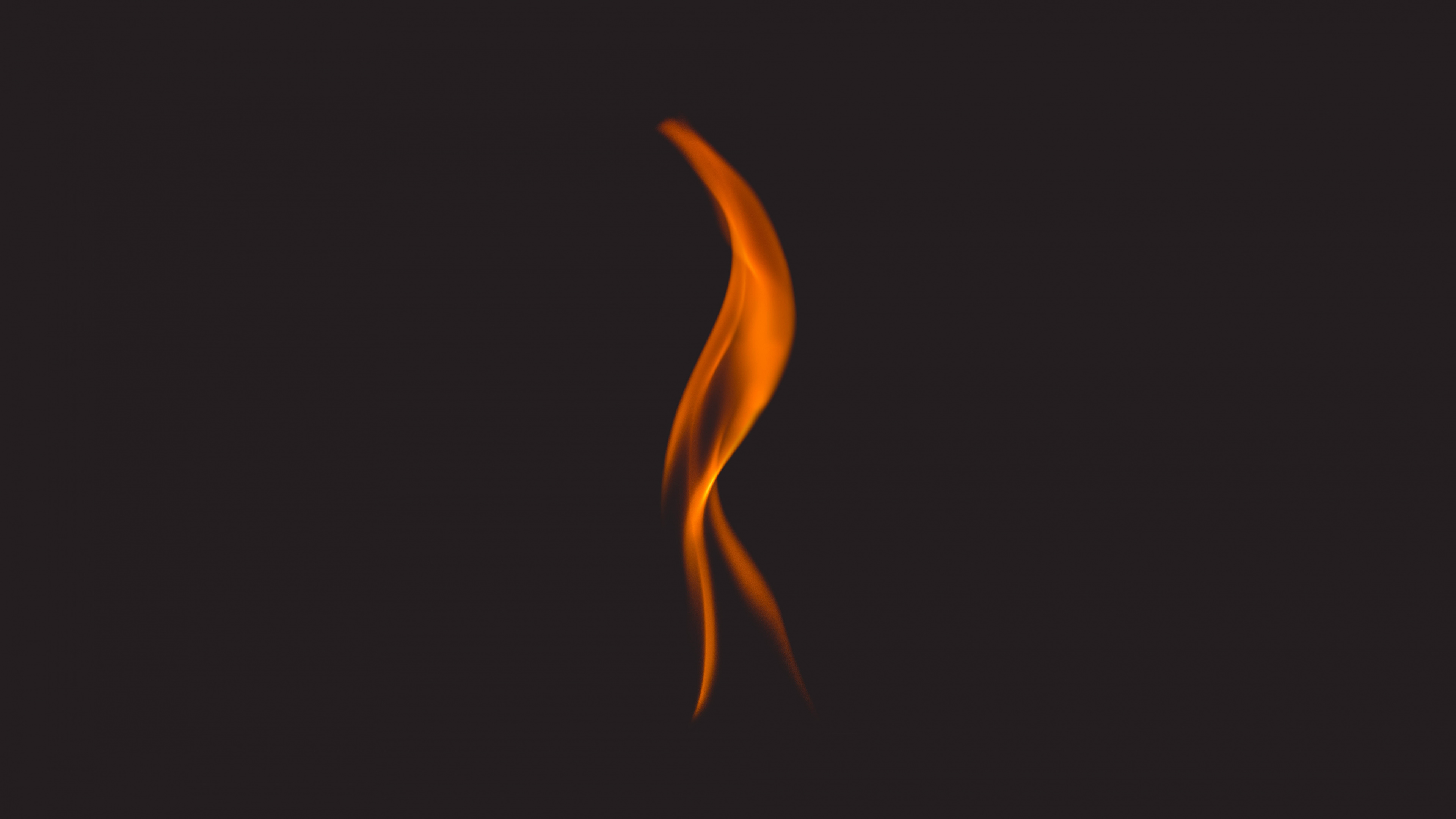 Illustration de Feu Orange et Jaune. Wallpaper in 3840x2160 Resolution