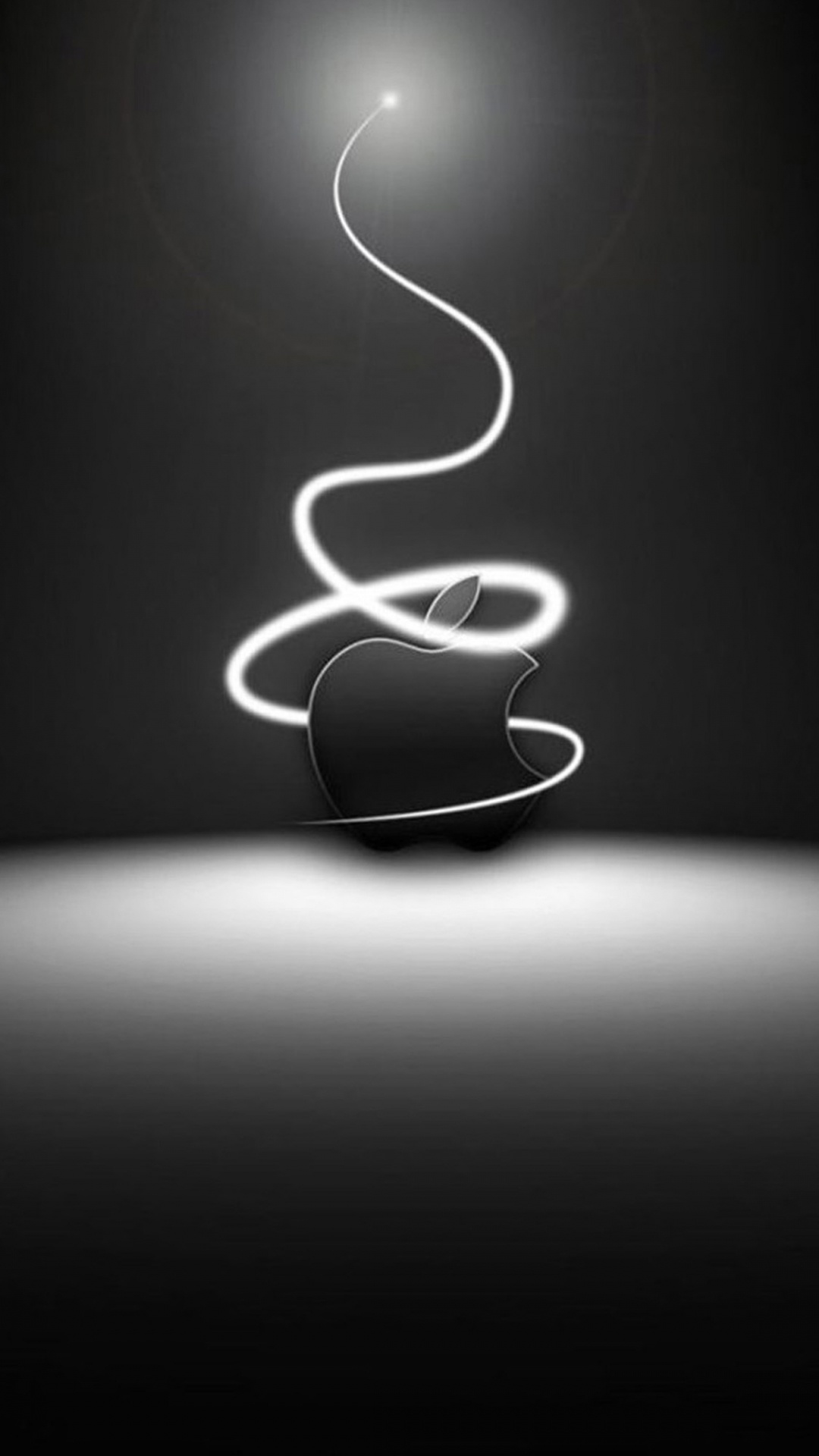 Apple, Schwarz, Licht, Design, Technologie. Wallpaper in 1080x1920 Resolution