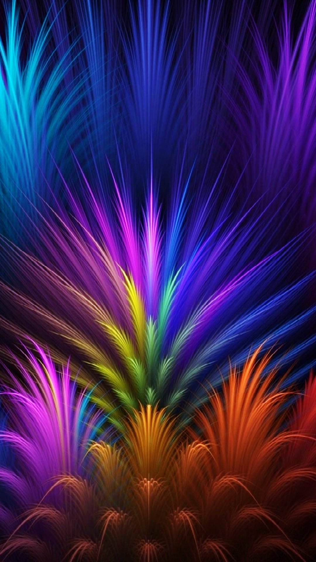 Red Purple and Blue Lights. Wallpaper in 1080x1920 Resolution