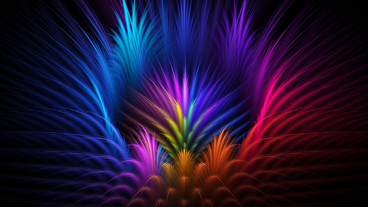 Red Purple and Blue Lights. Wallpaper in 1280x720 Resolution