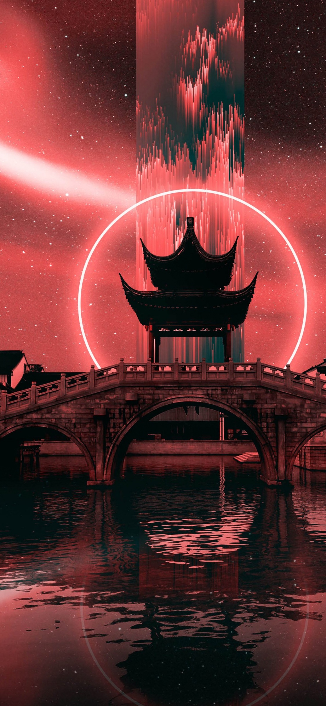 Anime-Kunst, Anime, Kunst, Anime-Stil, Wasser. Wallpaper in 1125x2436 Resolution