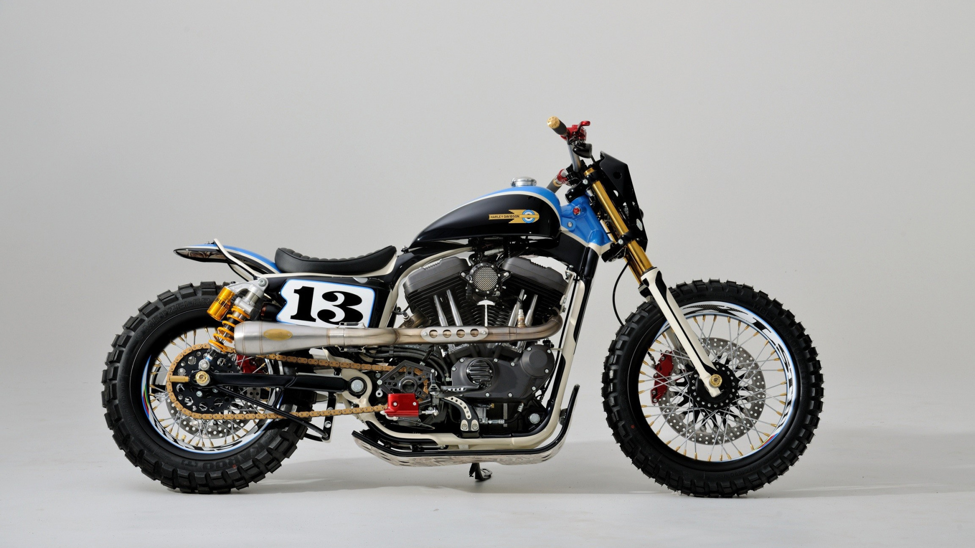 Blue and Black Bmw Motorcycle. Wallpaper in 1920x1080 Resolution