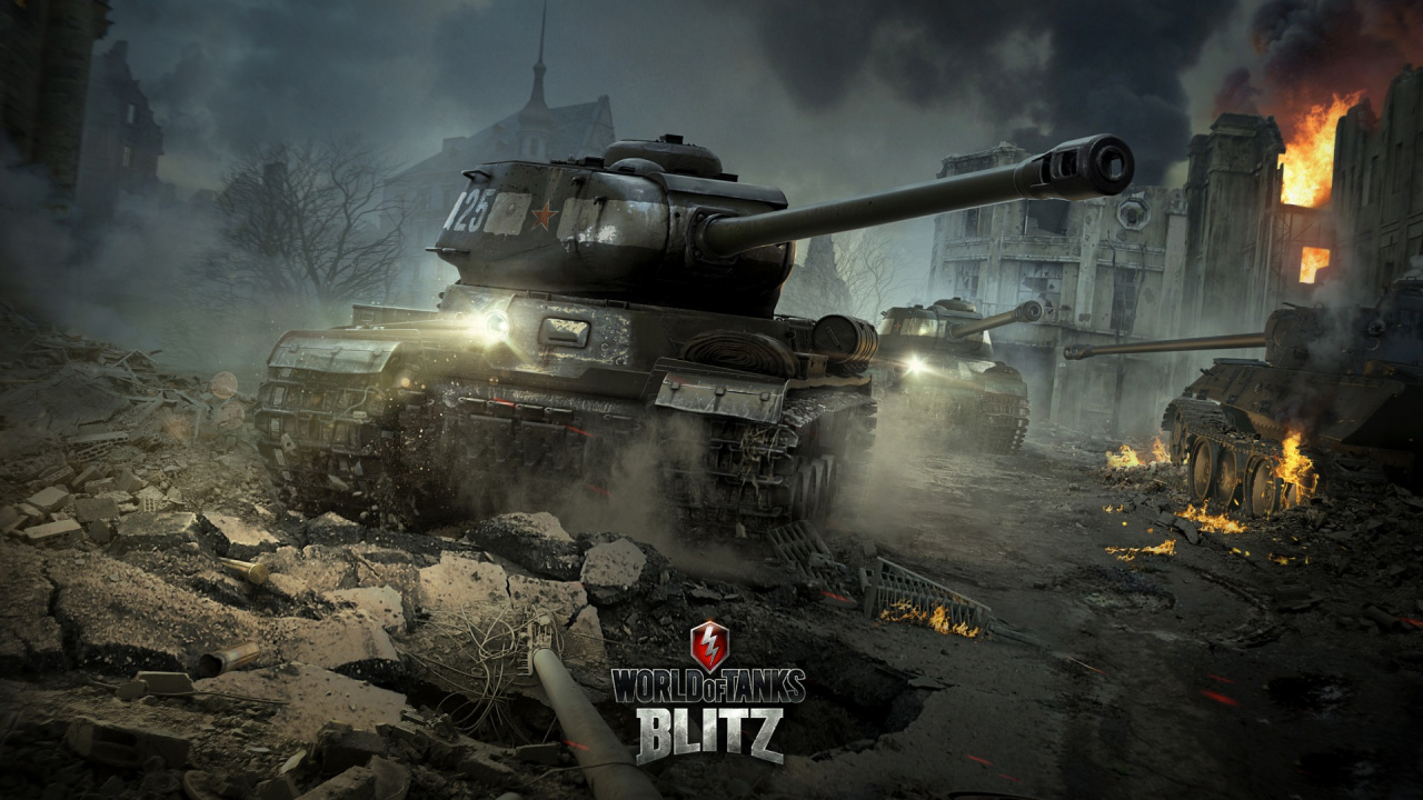 World of Tanks, World of Tanks Blitz, Wargaming, Tanque, el Tanque Pesado. Wallpaper in 1280x720 Resolution