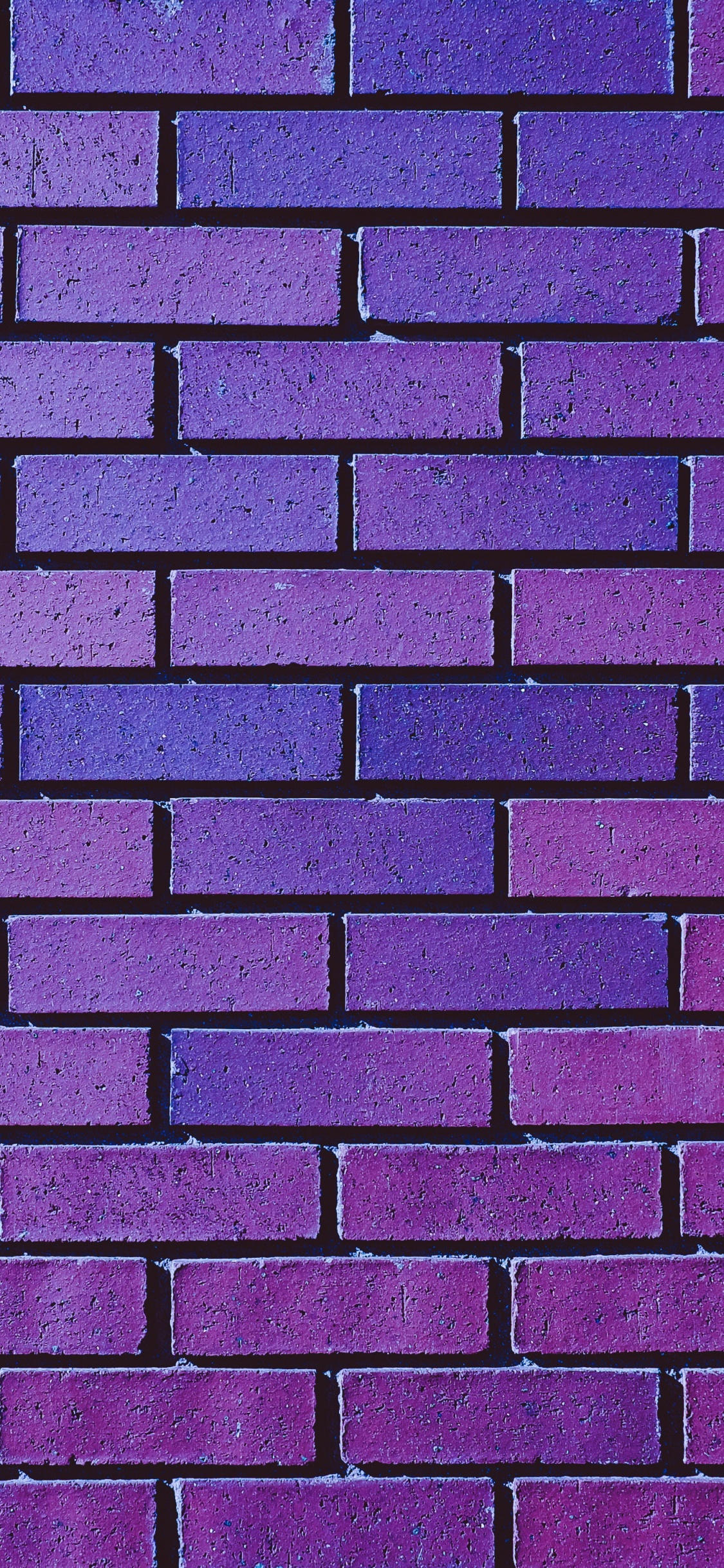 Mur de Briques Brunes et Noires. Wallpaper in 1125x2436 Resolution