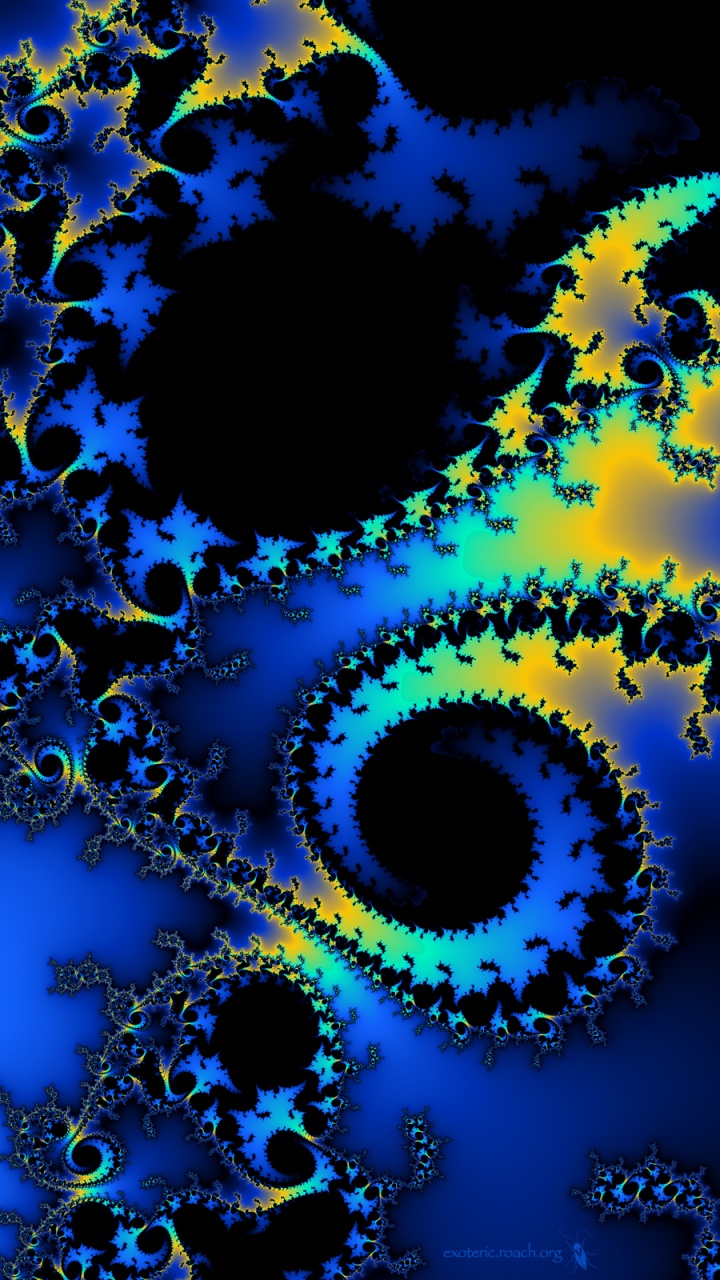 Étoiles Bleues et Blanches Dans le Ciel Bleu. Wallpaper in 720x1280 Resolution