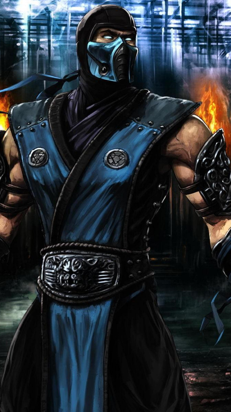 Mortal Kombat x, Scorpion, Adventure Game, pc Game, Darkness. Wallpaper in 750x1334 Resolution