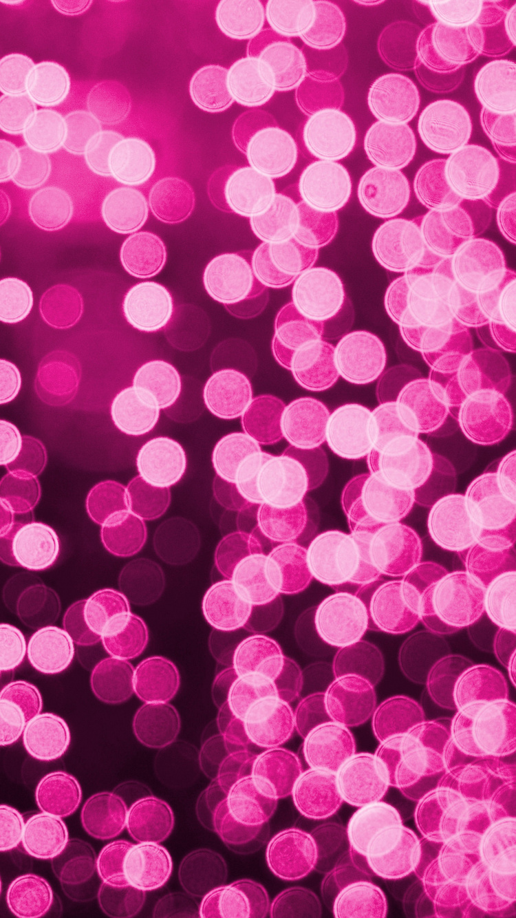 Textile à Pois Rose et Blanc. Wallpaper in 750x1334 Resolution