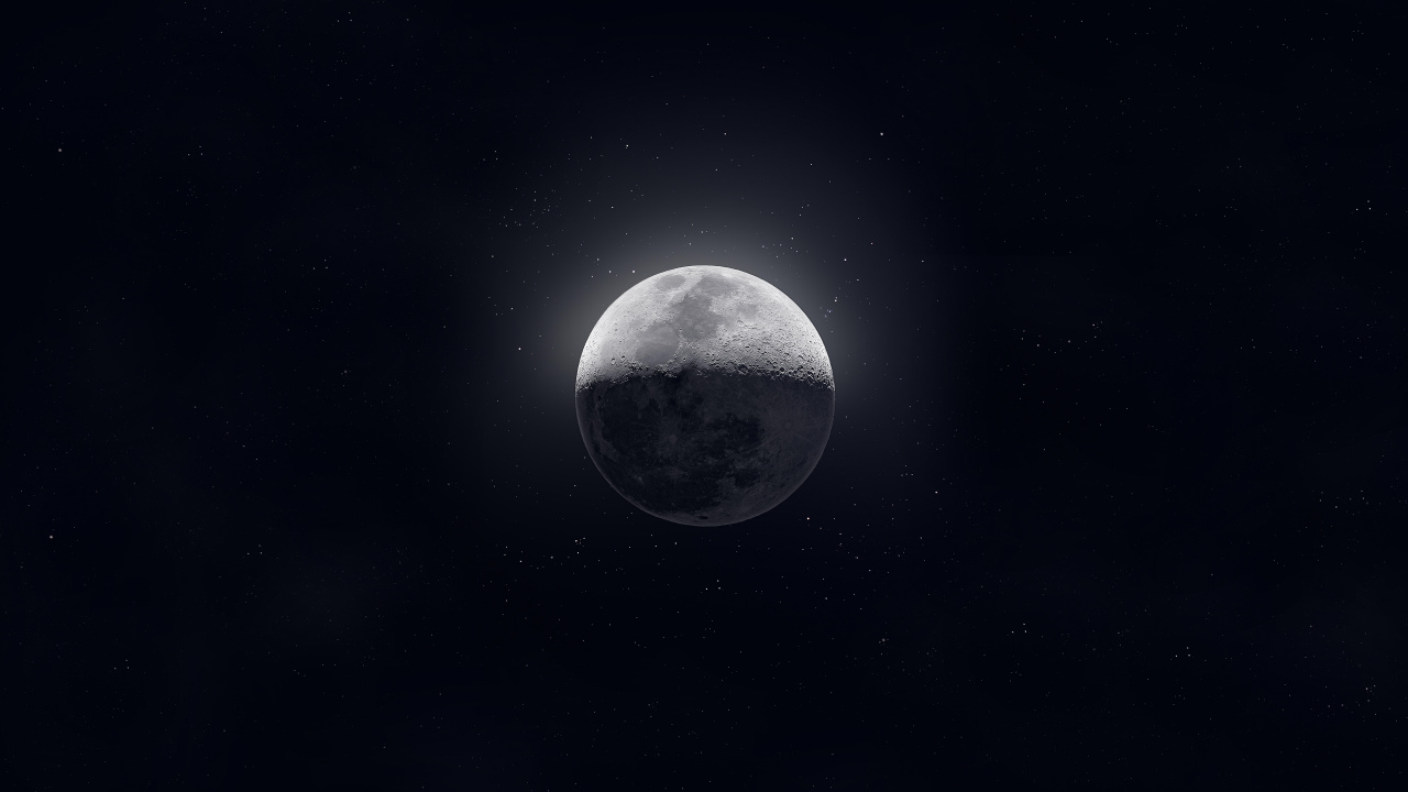 Full Moon in The Sky. Wallpaper in 1280x720 Resolution