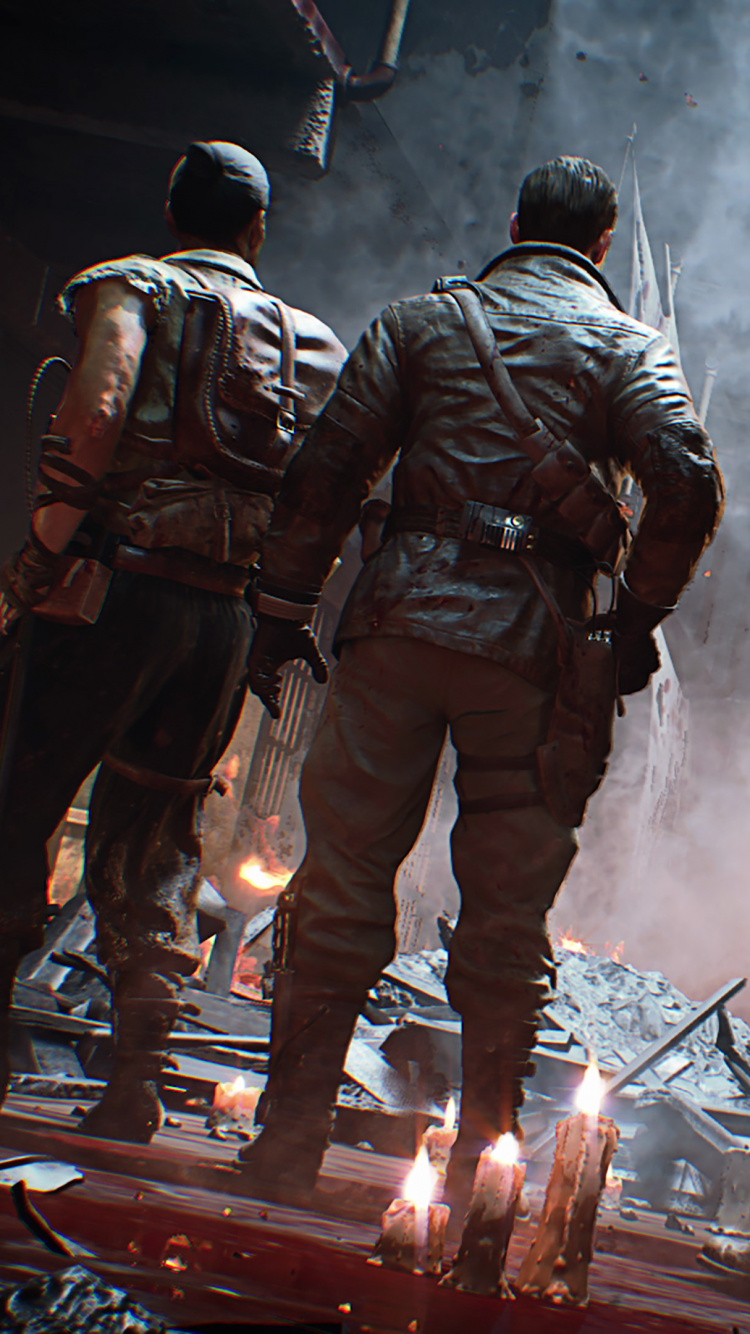 Call of Duty Black Ops 4, Call of Duty Black Ops, Call of Duty Zombies, Treyarch, Zombie. Wallpaper in 750x1334 Resolution