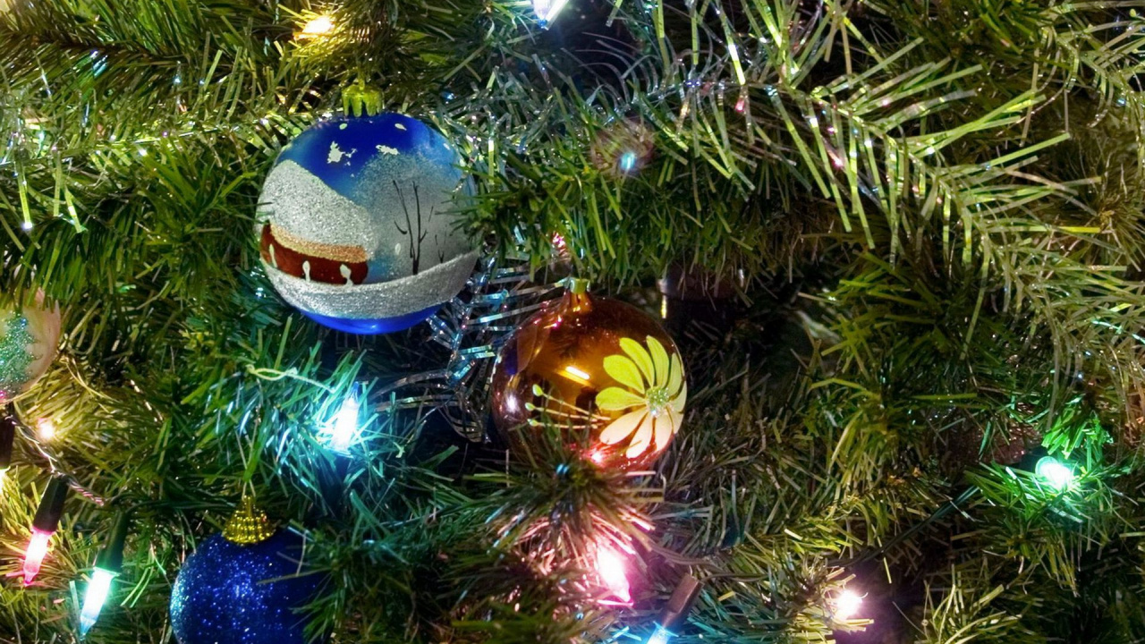 Neujahr, Christmas Ornament, Weihnachtsdekoration, Weihnachten, Weihnachtsbaum. Wallpaper in 1280x720 Resolution