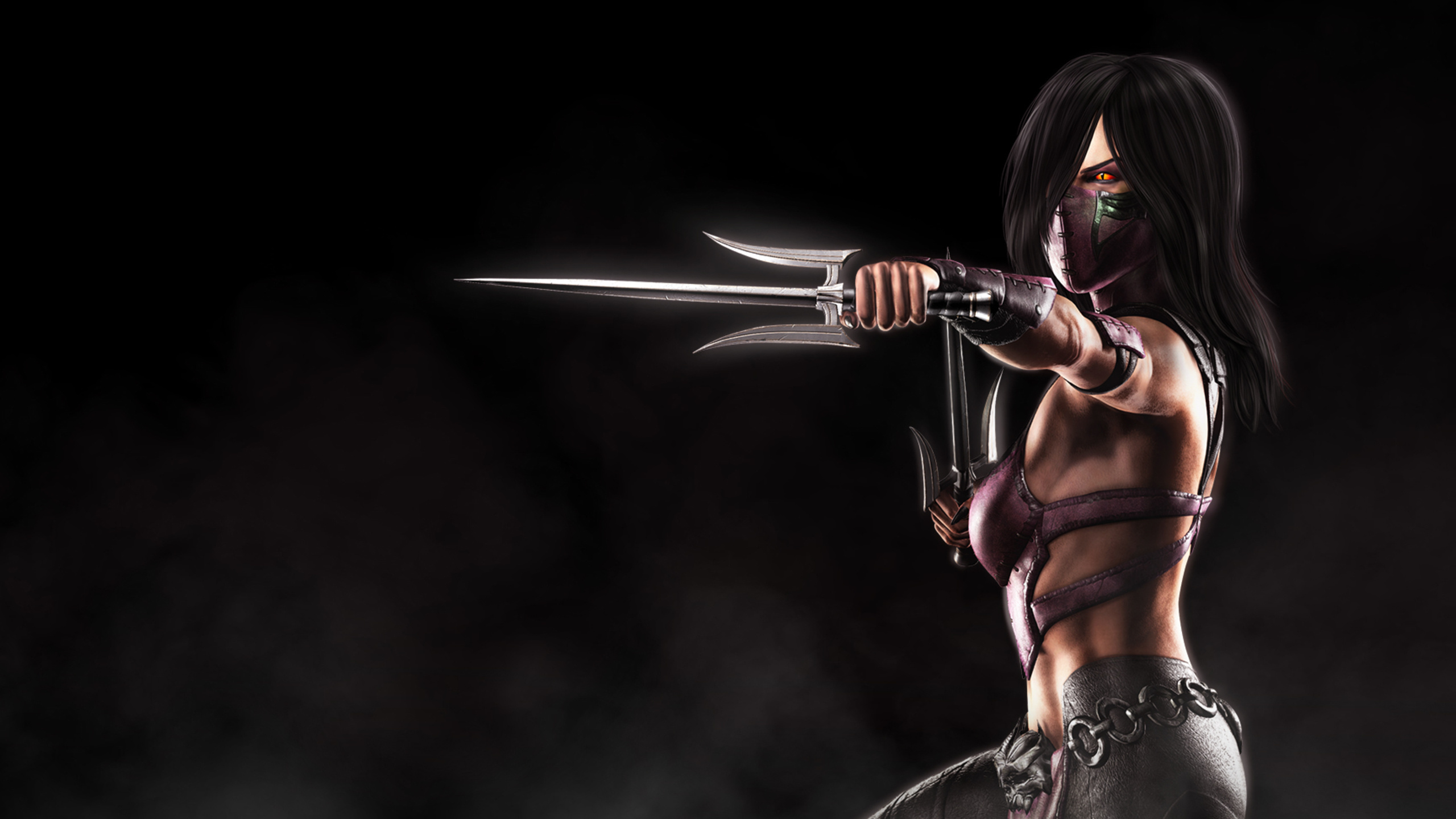 Mortal Kombat x, Mortal Kombat 11, Kitana, Muskel, Schwert. Wallpaper in 2560x1440 Resolution