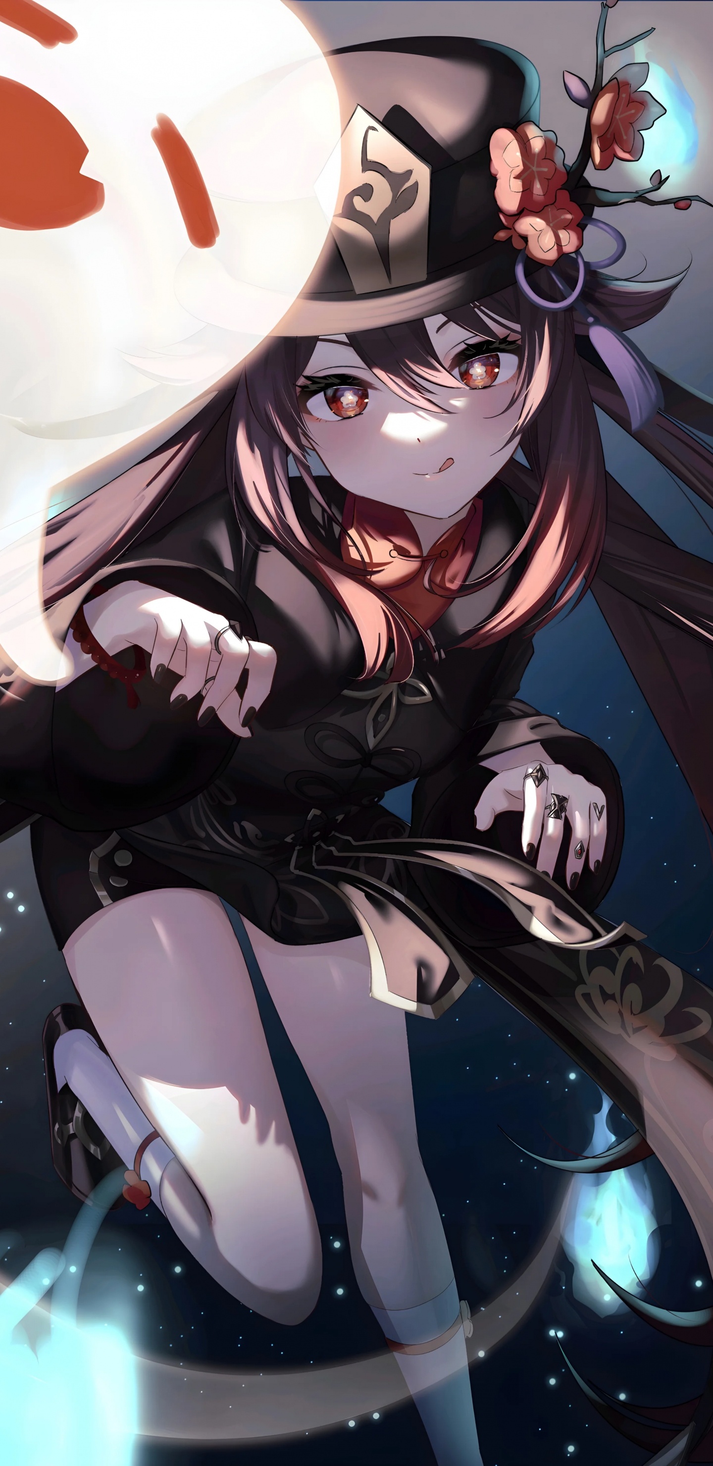 L'anime, Impact de Genshin, hu Tao, Yélan, Yoimiya. Wallpaper in 1440x2960 Resolution