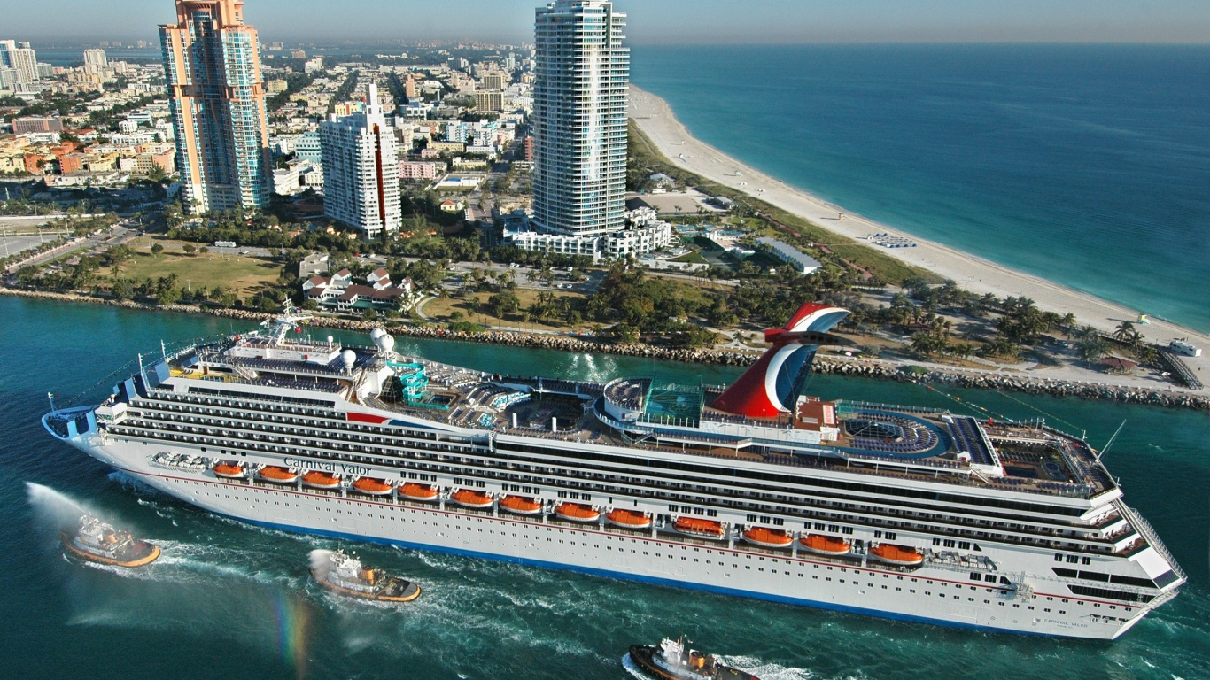 嘉年华邮轮行, 游船, 水运, 乘船, 海军建筑 壁纸 1366x768 允许