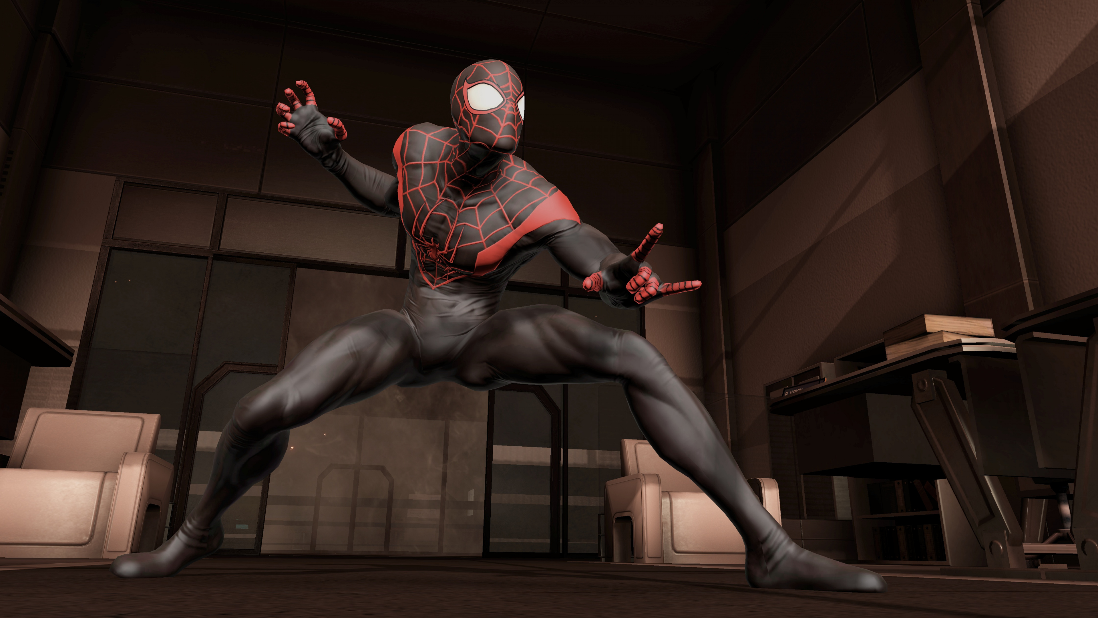 Spider-Man Edge of Time, Miles Morales, Spider-man, Ultimate Spider-Man, Beenox. Wallpaper in 3840x2160 Resolution