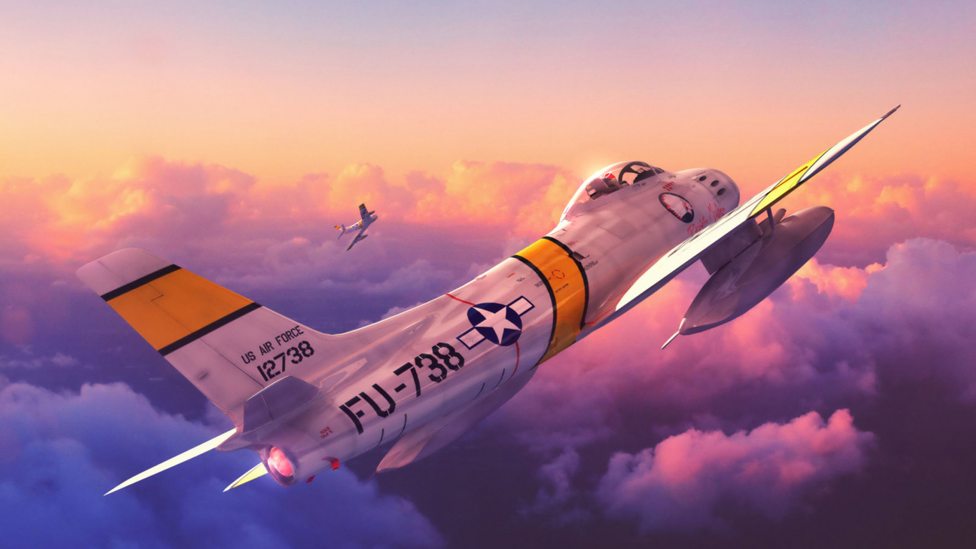 White and Red Jet Plane in Mid Air During Daytime. Wallpaper in 1366x768 Resolution