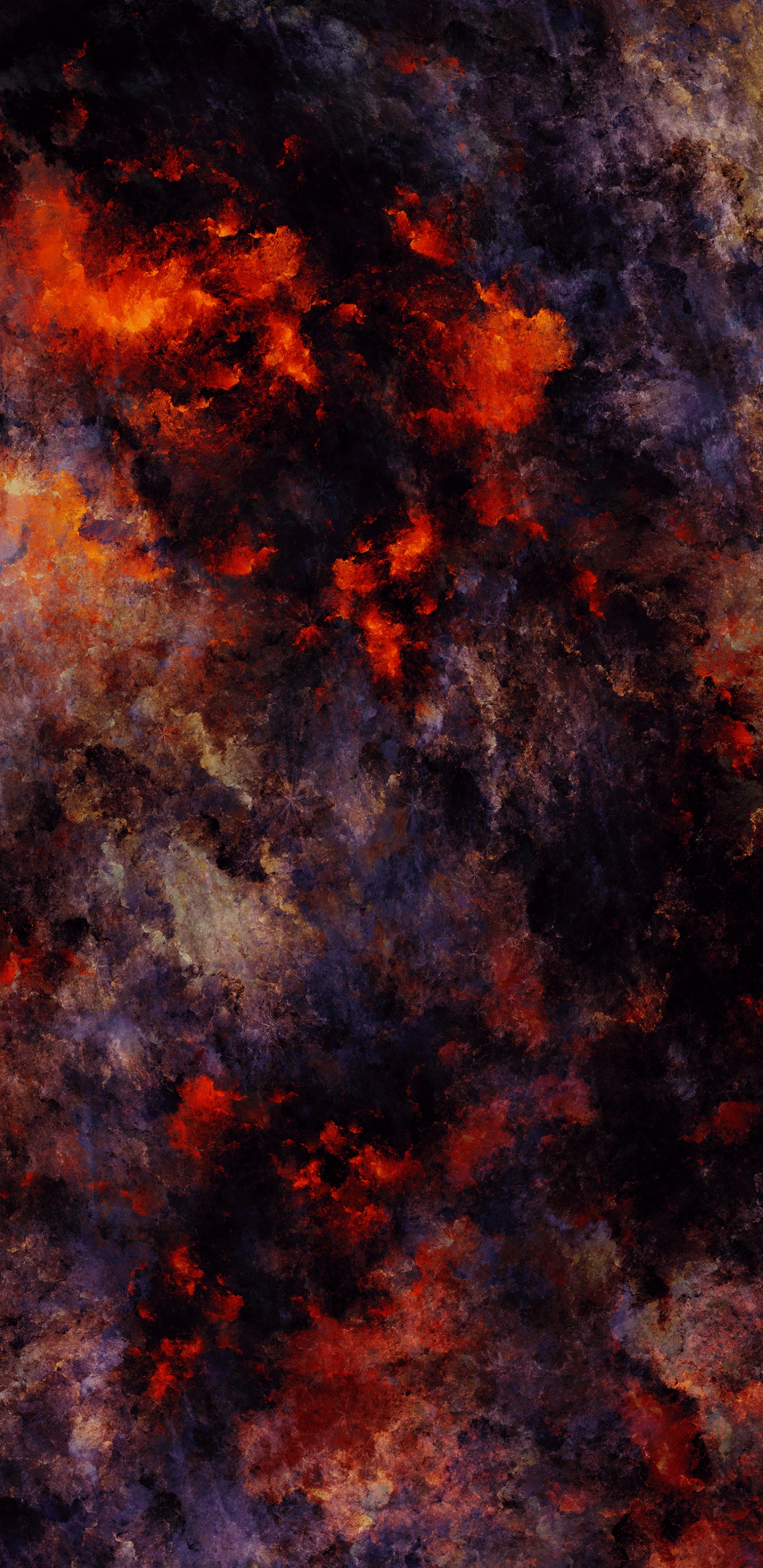 Atmosphere, Leaf, Natural Environment, Branch, Orange. Wallpaper in 1440x2960 Resolution