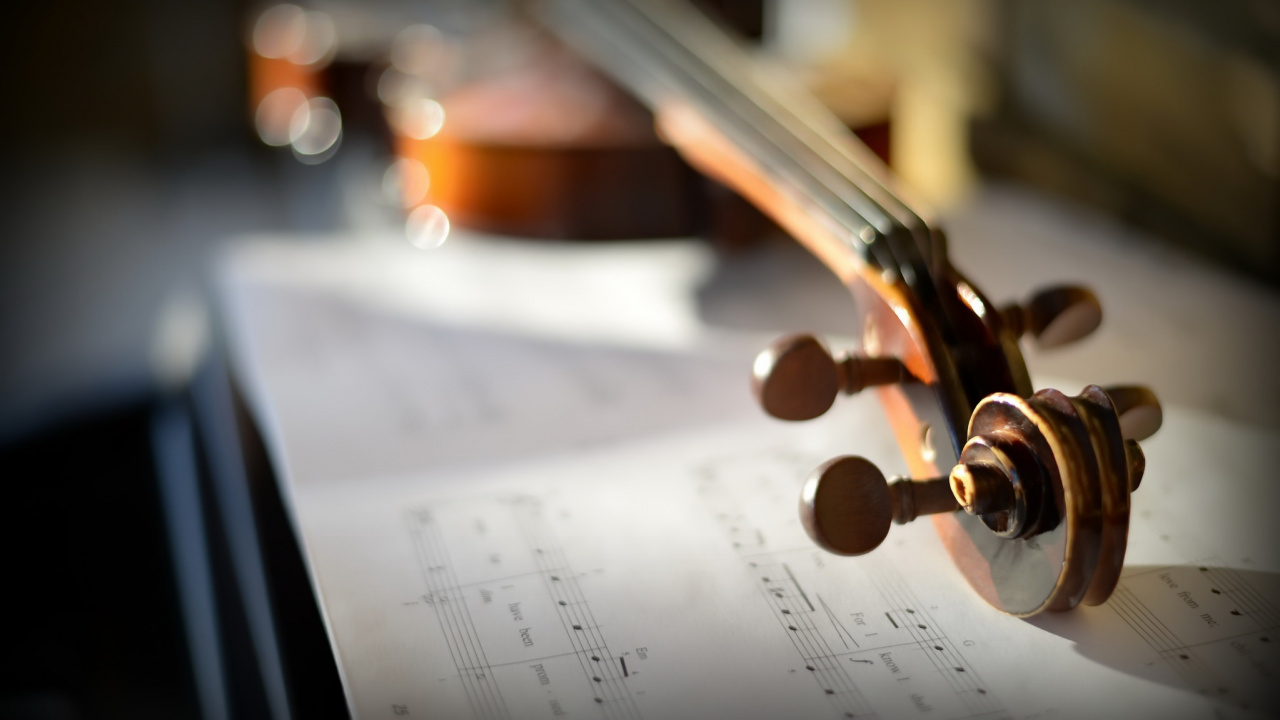 Violonchelo, la Música Clásica, Nota Musical, Familia Del Violín, se Inclinó Instrumento de Cuerda. Wallpaper in 1280x720 Resolution