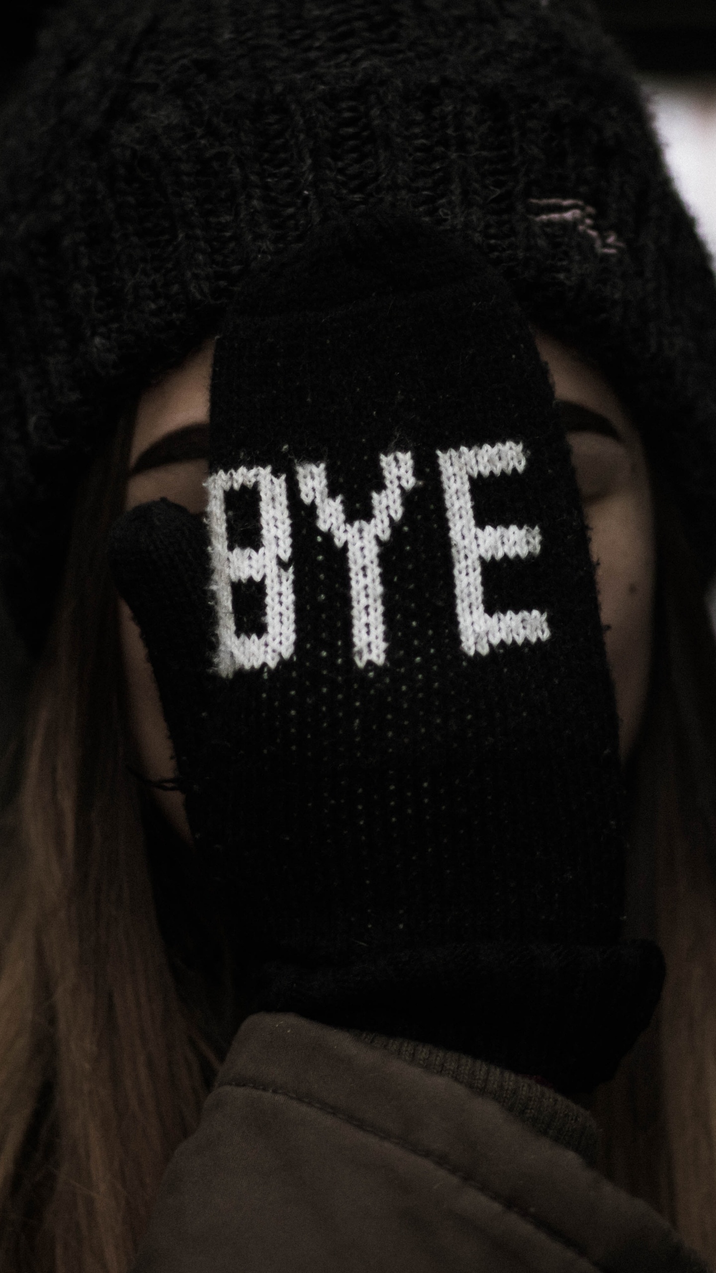 Beanie, Black, Cap, Headgear, Knit Cap. Wallpaper in 1440x2560 Resolution