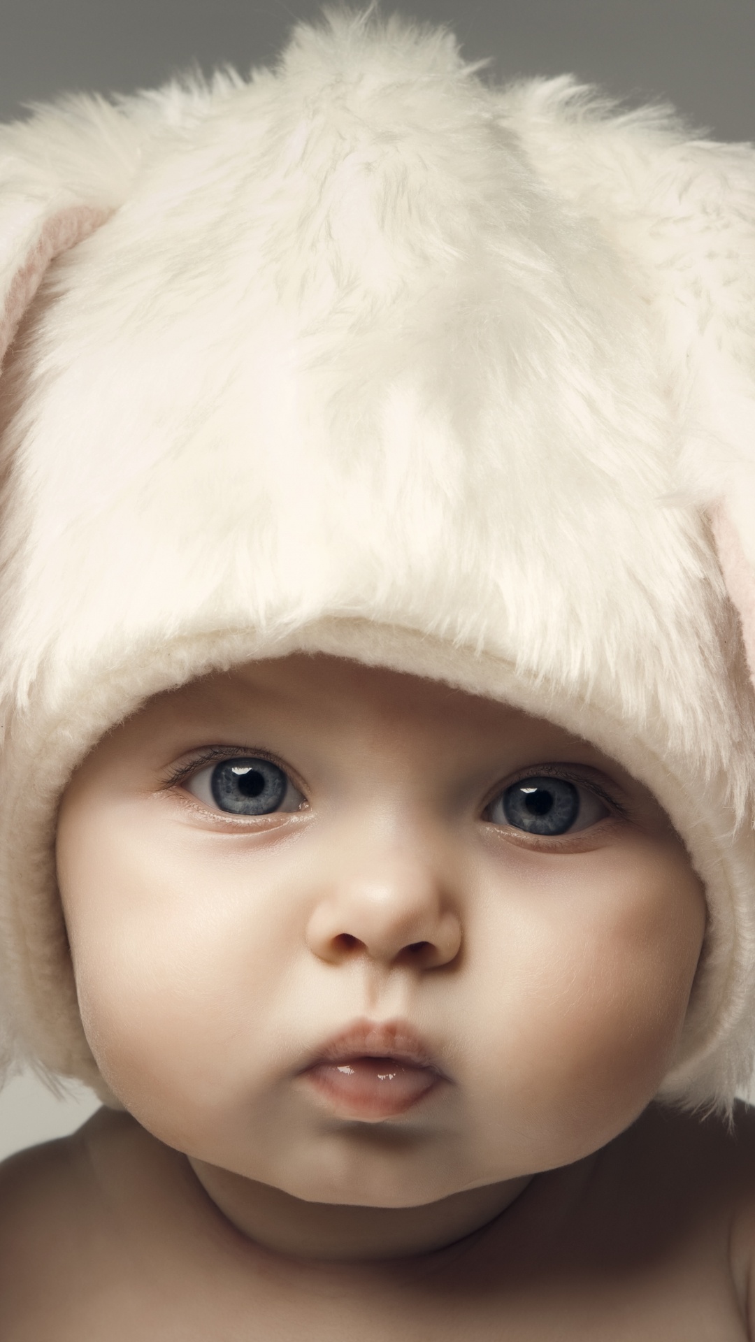 Infant, Fur, Child, Fur Clothing, Headgear. Wallpaper in 1080x1920 Resolution