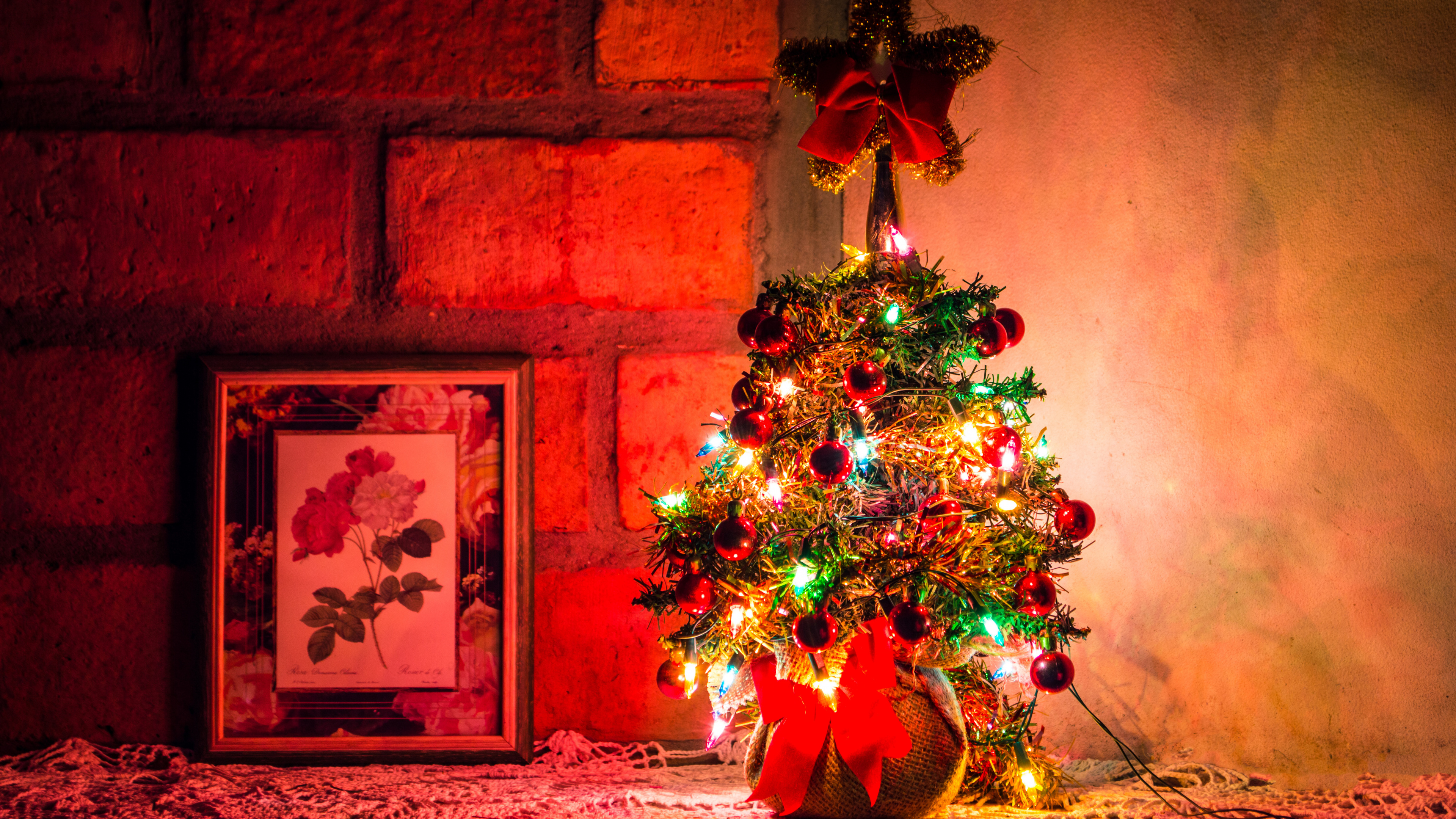 El Día De Navidad, Decoración de la Navidad, Nochevieja, la Navidad y la Temporada de Vacaciones, Luces de Navidad. Wallpaper in 3840x2160 Resolution