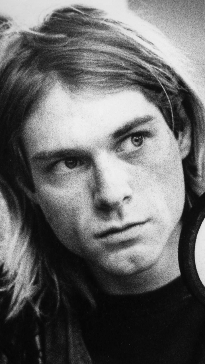 Grunge, Nirvana, Portrait, L'équipement Audio, Guitare. Wallpaper in 720x1280 Resolution