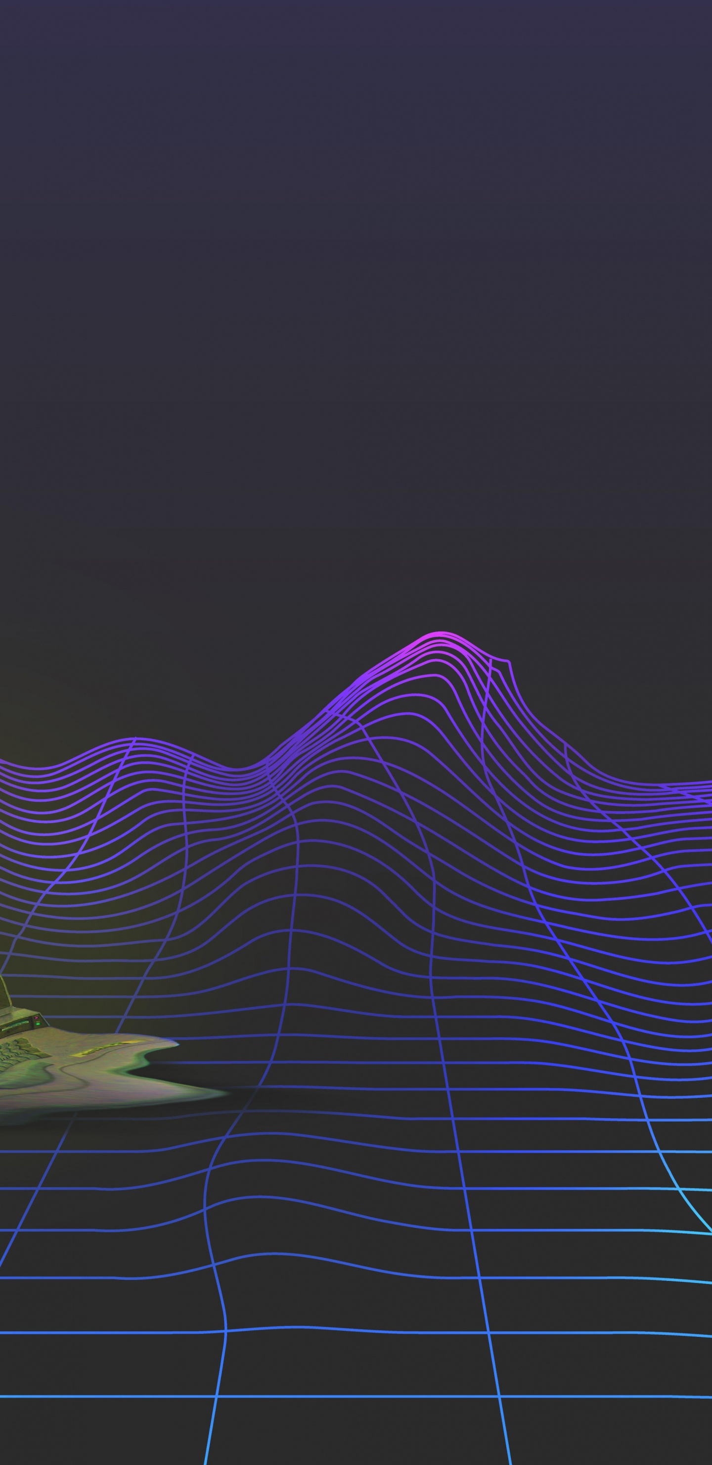 Macbook, Aesthetics, Purple, Violet, Slope. Wallpaper in 1440x2960 Resolution