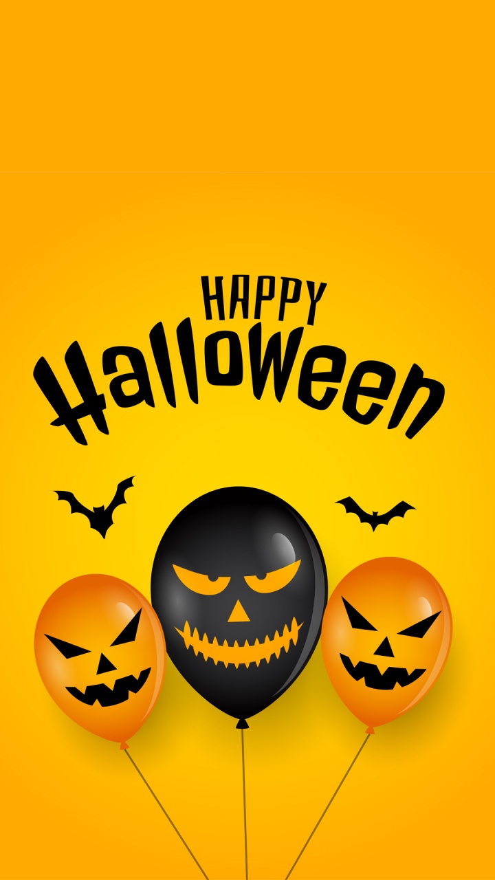 Halloween 2020 Angebote, Halloween-Karte, Grußkarte, Vektor-Grafiken, Orange. Wallpaper in 720x1280 Resolution