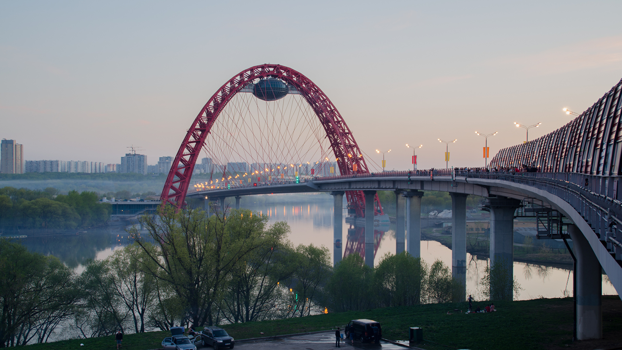 拱桥, 里程碑, 旅游景点, 绑拱桥, 城市 壁纸 2560x1440 允许