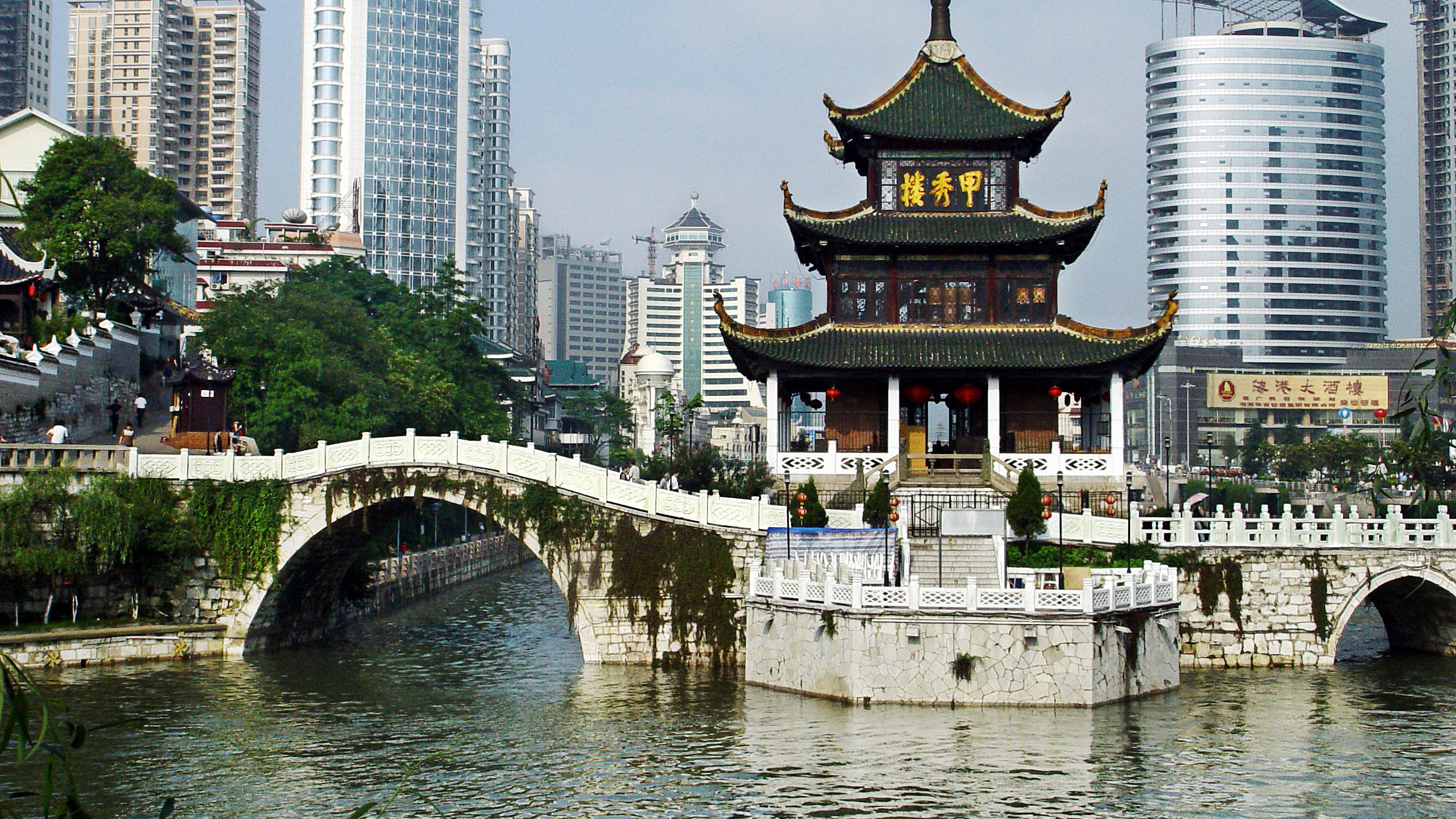 城市, 中国建筑, 里程碑, 旅游景点, 资本市 壁纸 2560x1440 允许