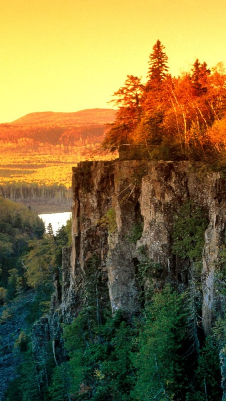 Green Trees on Mountain During Daytime. Wallpaper in 720x1280 Resolution