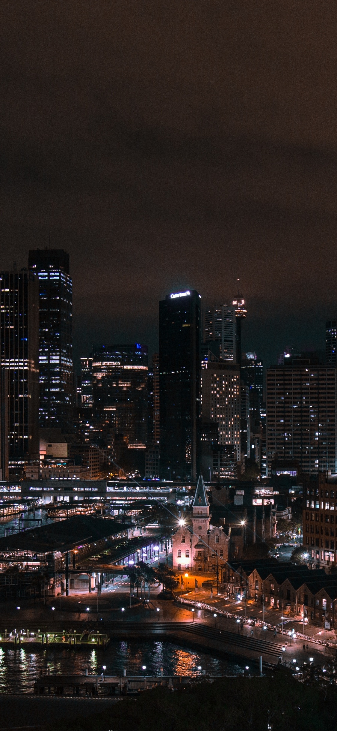 Sydney, Ilustración, Paisaje Urbano, Edificio, Agua. Wallpaper in 1125x2436 Resolution