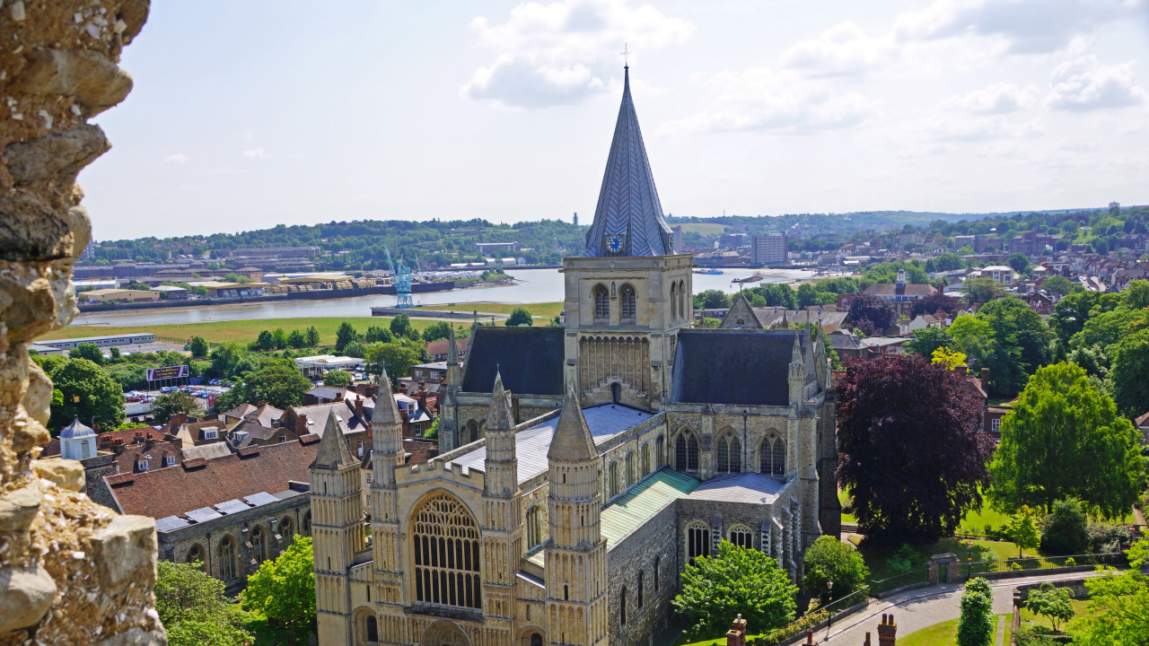 Bâtiment en Béton Marron et Gris. Wallpaper in 1280x720 Resolution