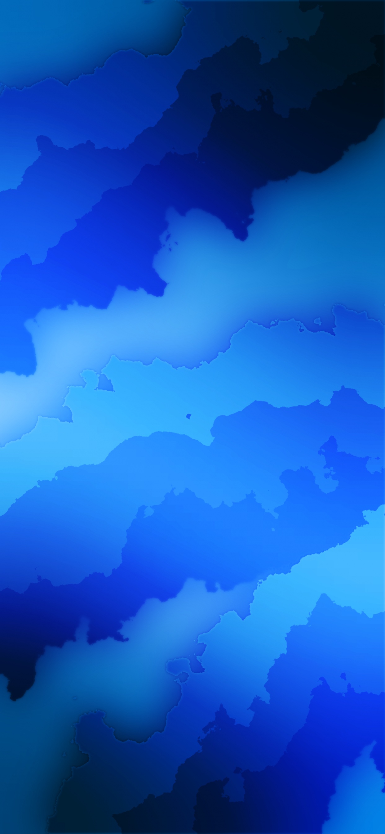 气氛, 自然景观, 水上, 电蓝色的, 积云 壁纸 1242x2688 允许