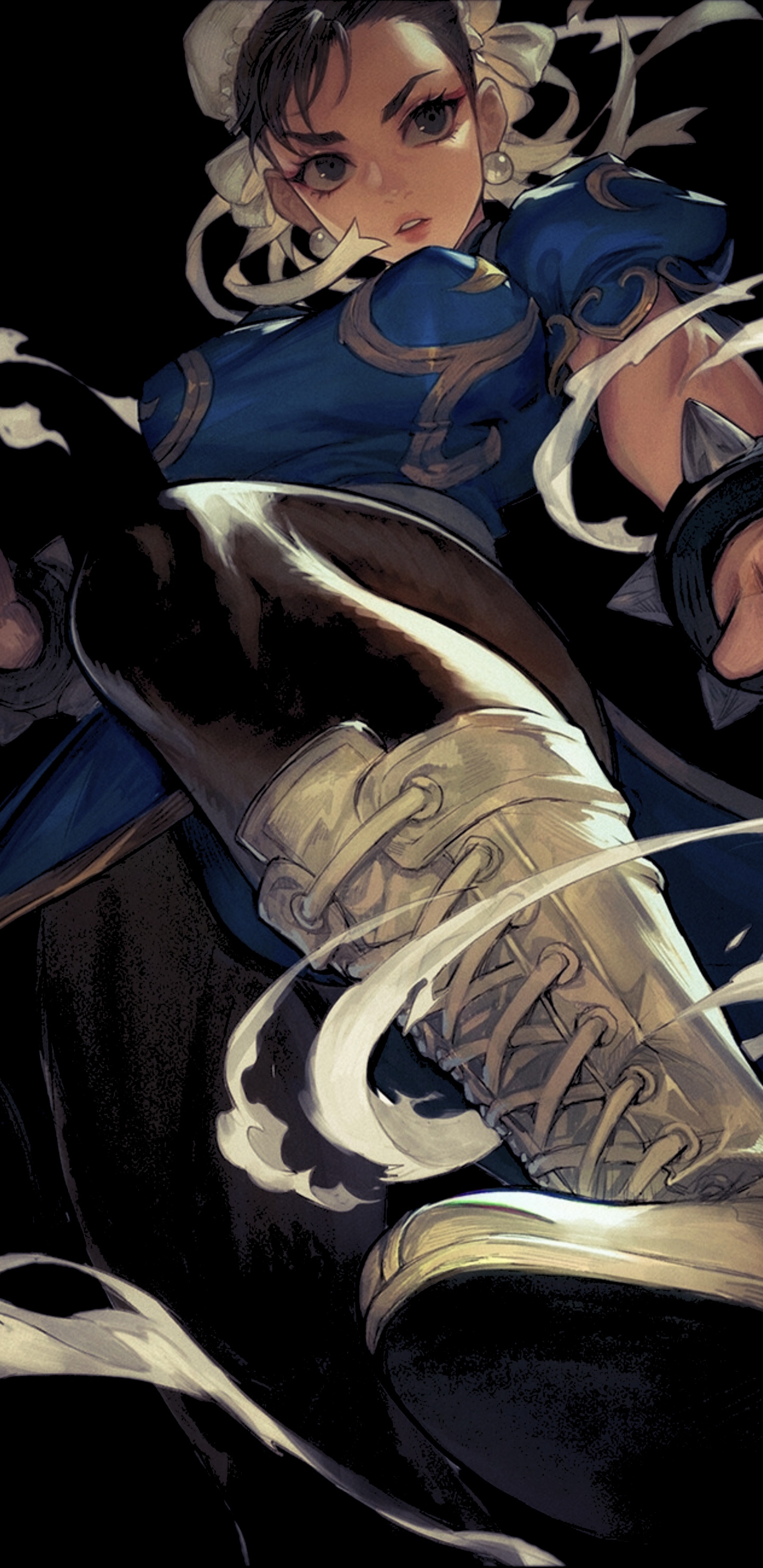 Art, Chun Li, Illustration, Character, Concept Art. Wallpaper in 1440x2960 Resolution