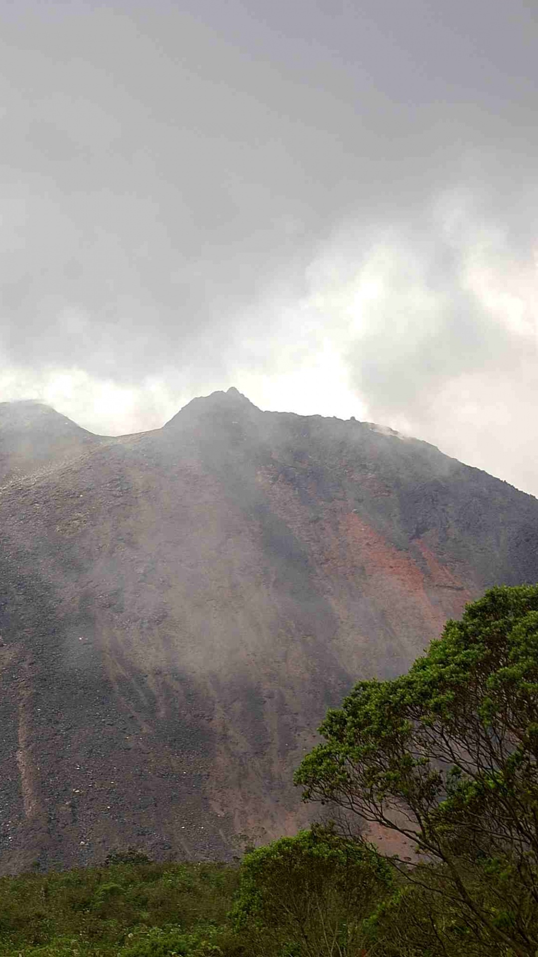 高地, 屏蔽火山, 成层, 死火山, 熔岩 壁纸 1080x1920 允许