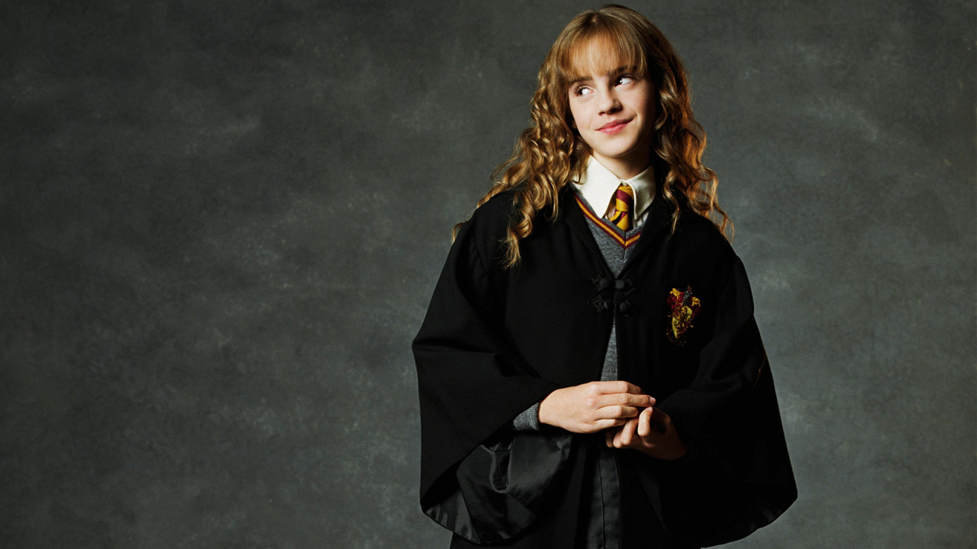 Woman in Black Coat Standing. Wallpaper in 1920x1080 Resolution