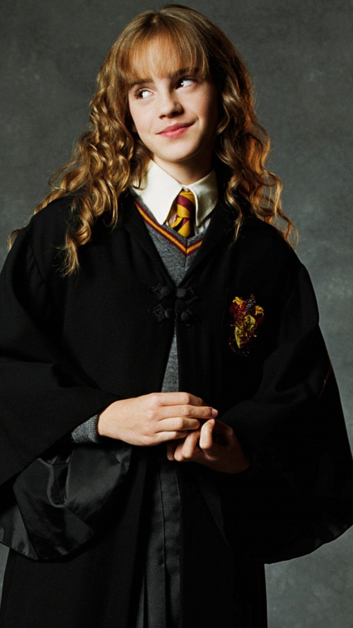 赫敏, 艾玛*沃特森, 哈利*波特, 外套, 大衣 壁纸 720x1280 允许