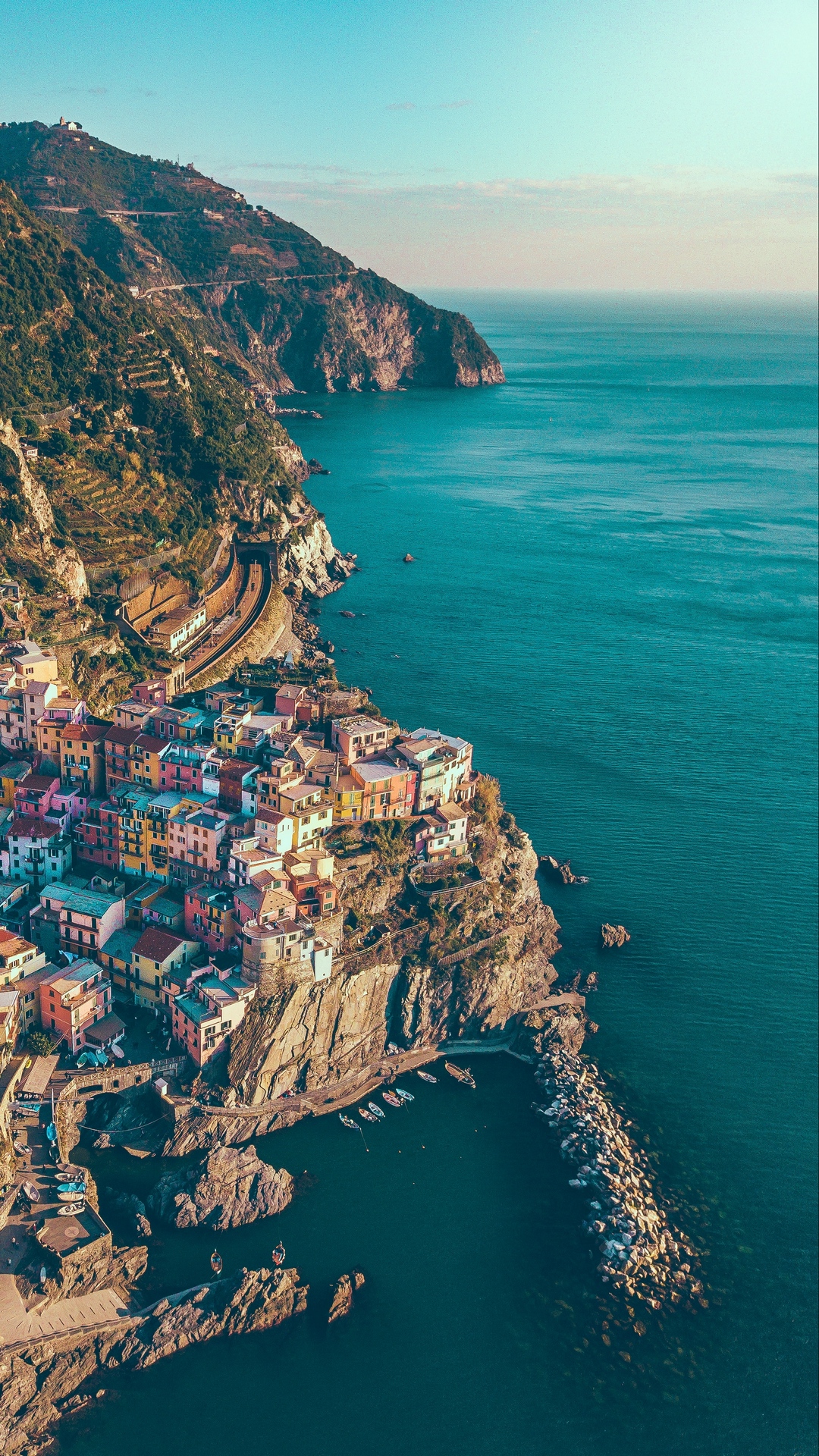 Parque Nacional, Manarola, Naturaleza, Mar, Parque. Wallpaper in 1080x1920 Resolution