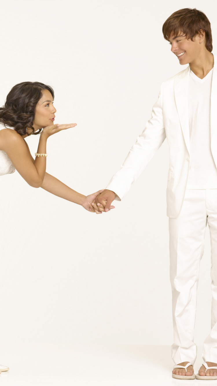 Vanessa Hudgens, Standing, Gesture, Holding Hands, Fun. Wallpaper in 750x1334 Resolution