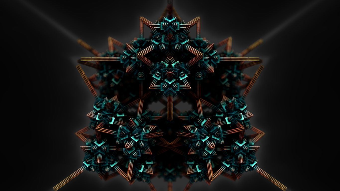 分形技术, 对称, 万花筒, 艺术, 空间 壁纸 1366x768 允许