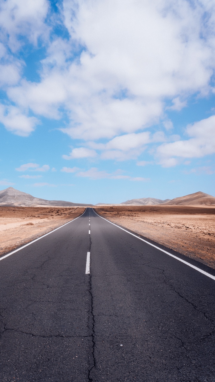 Route, Surface de la Route, Asphalt, Paysage Naturel, Tar. Wallpaper in 720x1280 Resolution