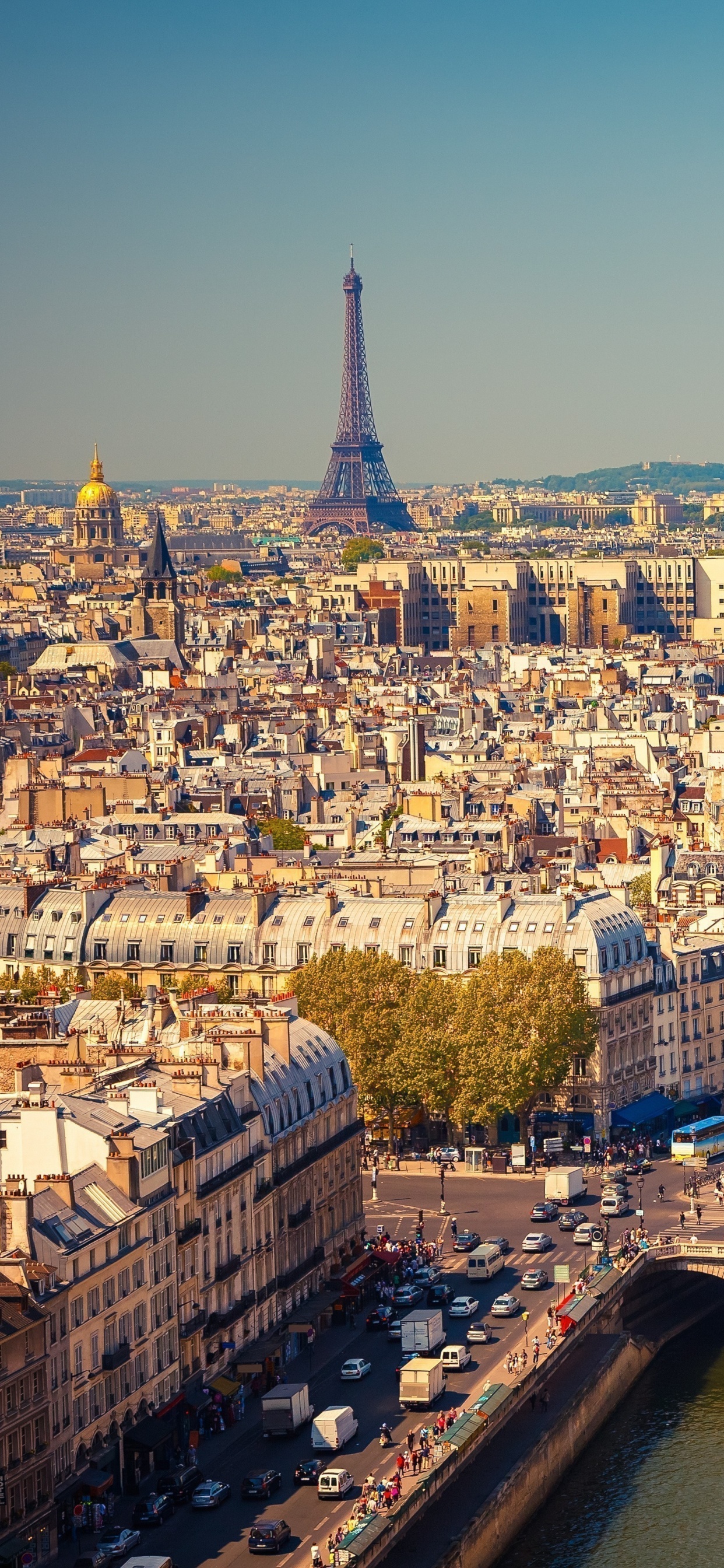巴黎, 旅游业, 城市, 城市景观, 里程碑 壁纸 1242x2688 允许