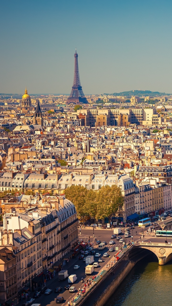 巴黎, 旅游业, 城市, 城市景观, 里程碑 壁纸 720x1280 允许