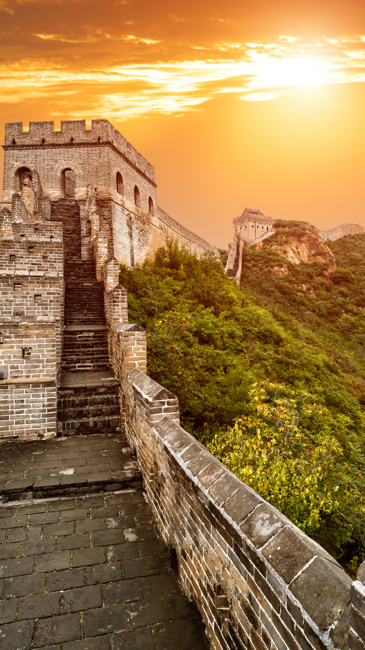 Brown Brick Pathway Near Green Grass Field During Daytime. Wallpaper in 750x1334 Resolution