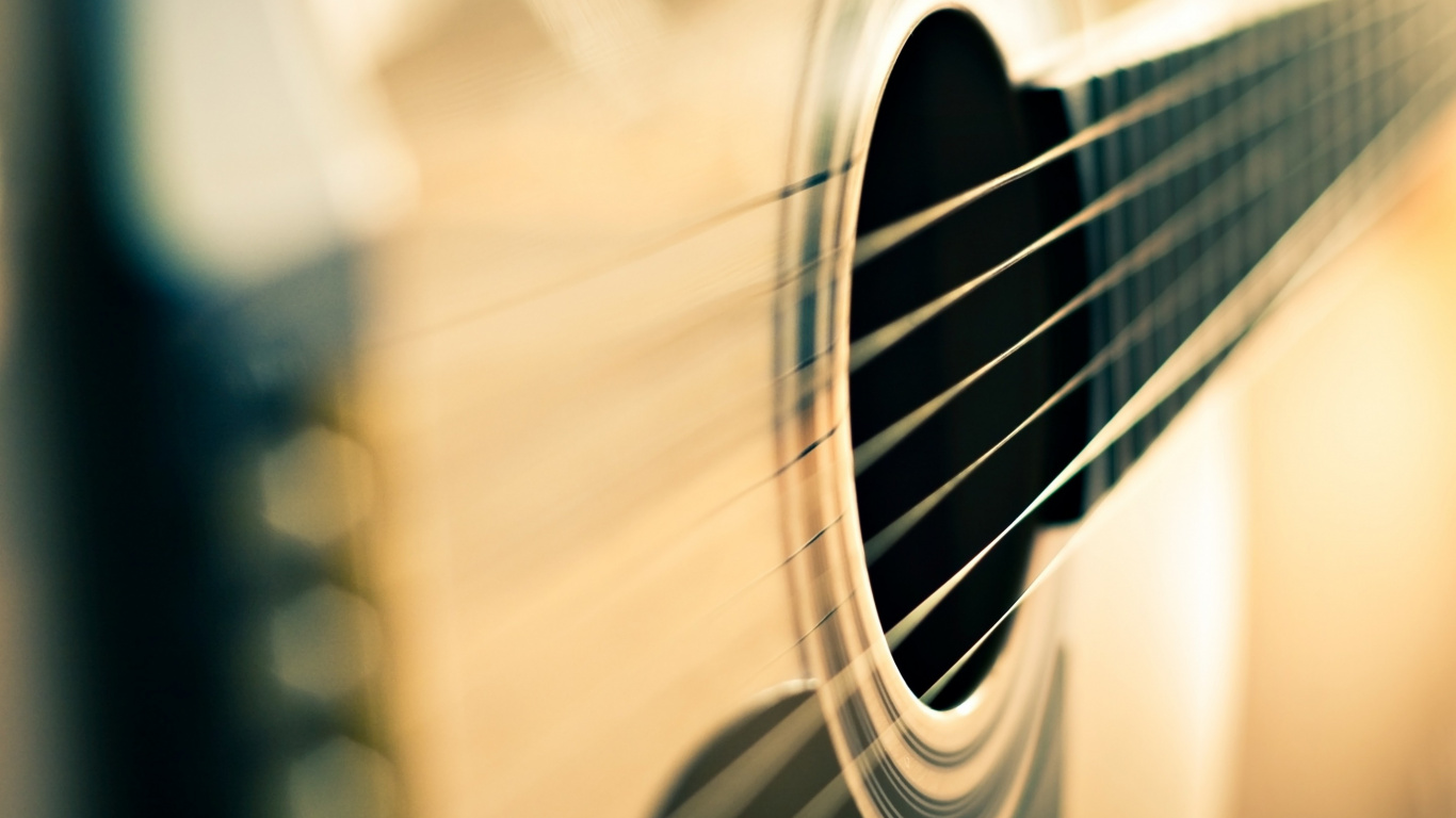 Guitar, Acoustic Guitar, String Instrument, Plucked String Instruments, Musical Instrument. Wallpaper in 1366x768 Resolution