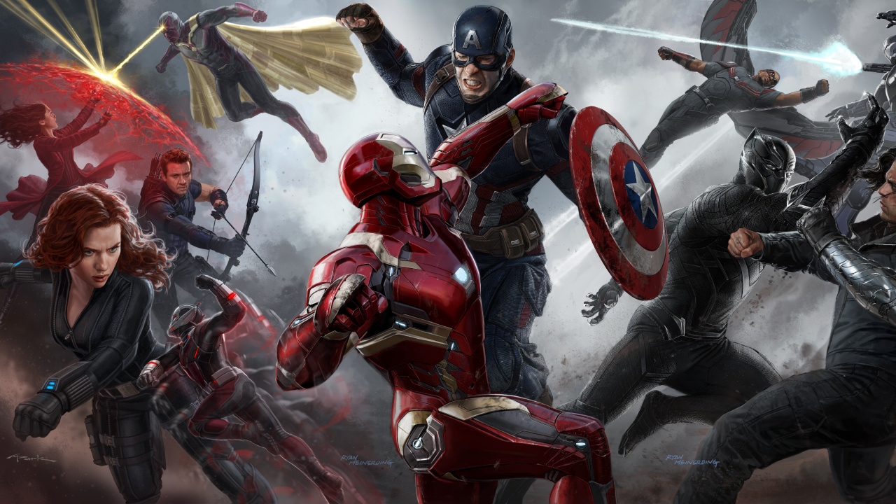 Captain America-Civil War, Captain America, Superhelden, Pc-Spiel, Marvel Studios. Wallpaper in 1280x720 Resolution