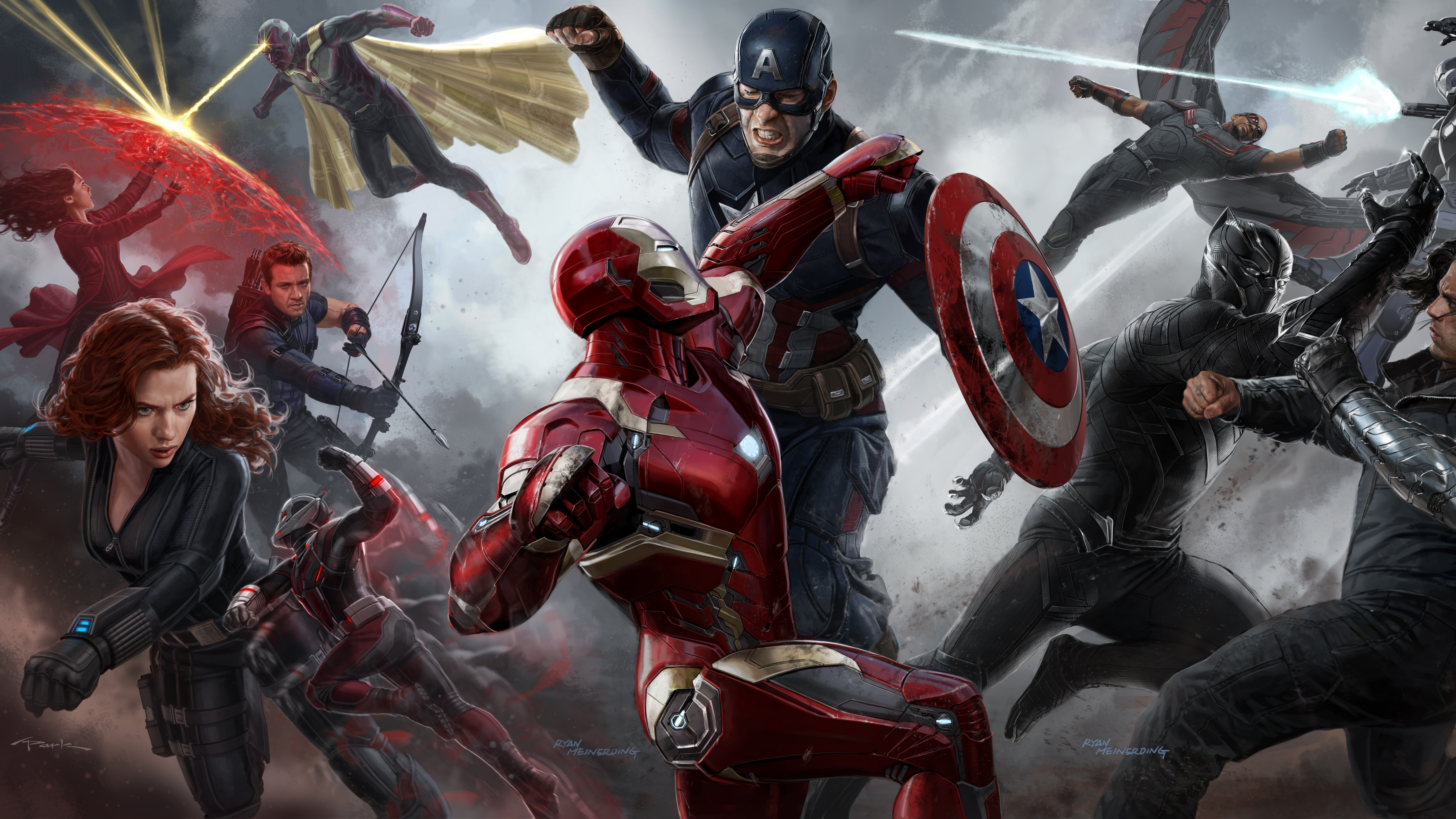 Captain America-Civil War, Captain America, Superhelden, Pc-Spiel, Marvel Studios. Wallpaper in 7680x4320 Resolution