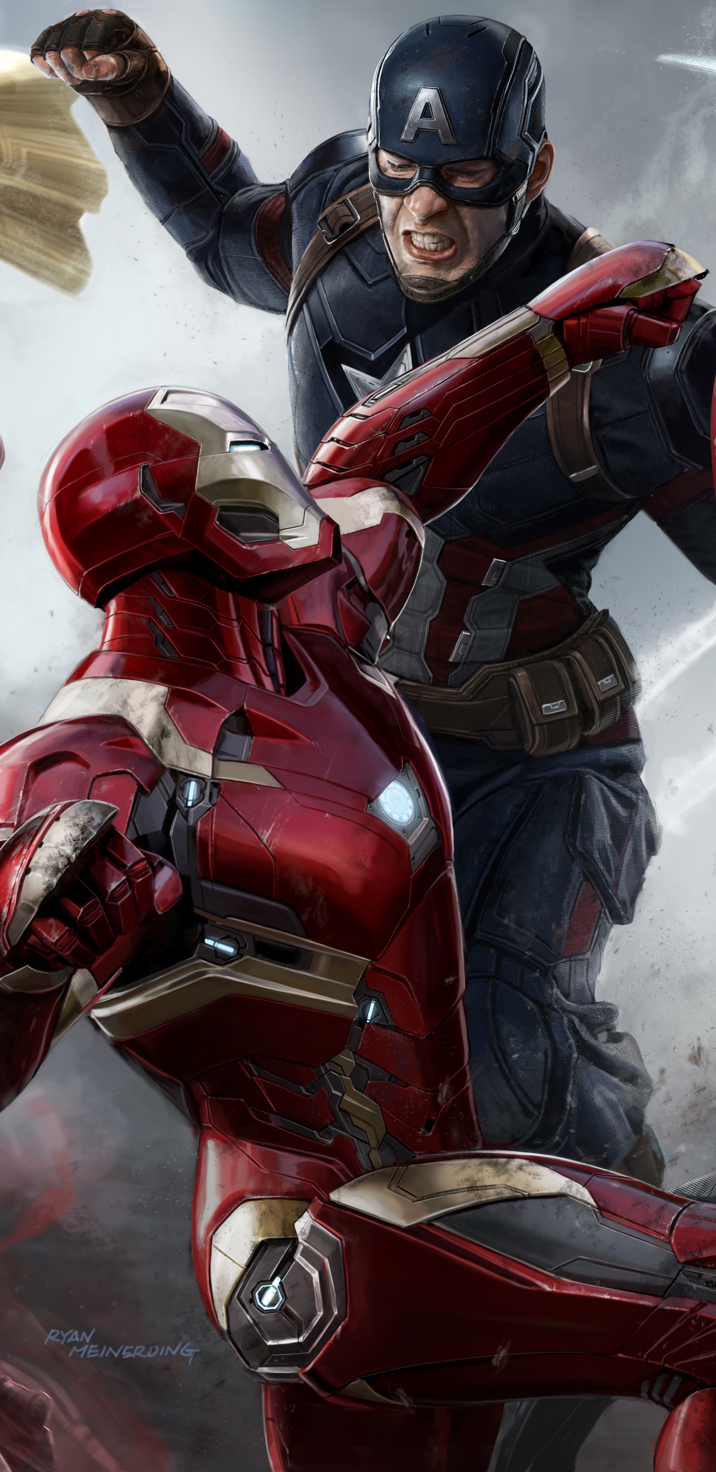 El Capitán América De La Guerra Civil, Capitán América, Superhéroe, Juego de Pc, Marvel Studios. Wallpaper in 1440x2960 Resolution